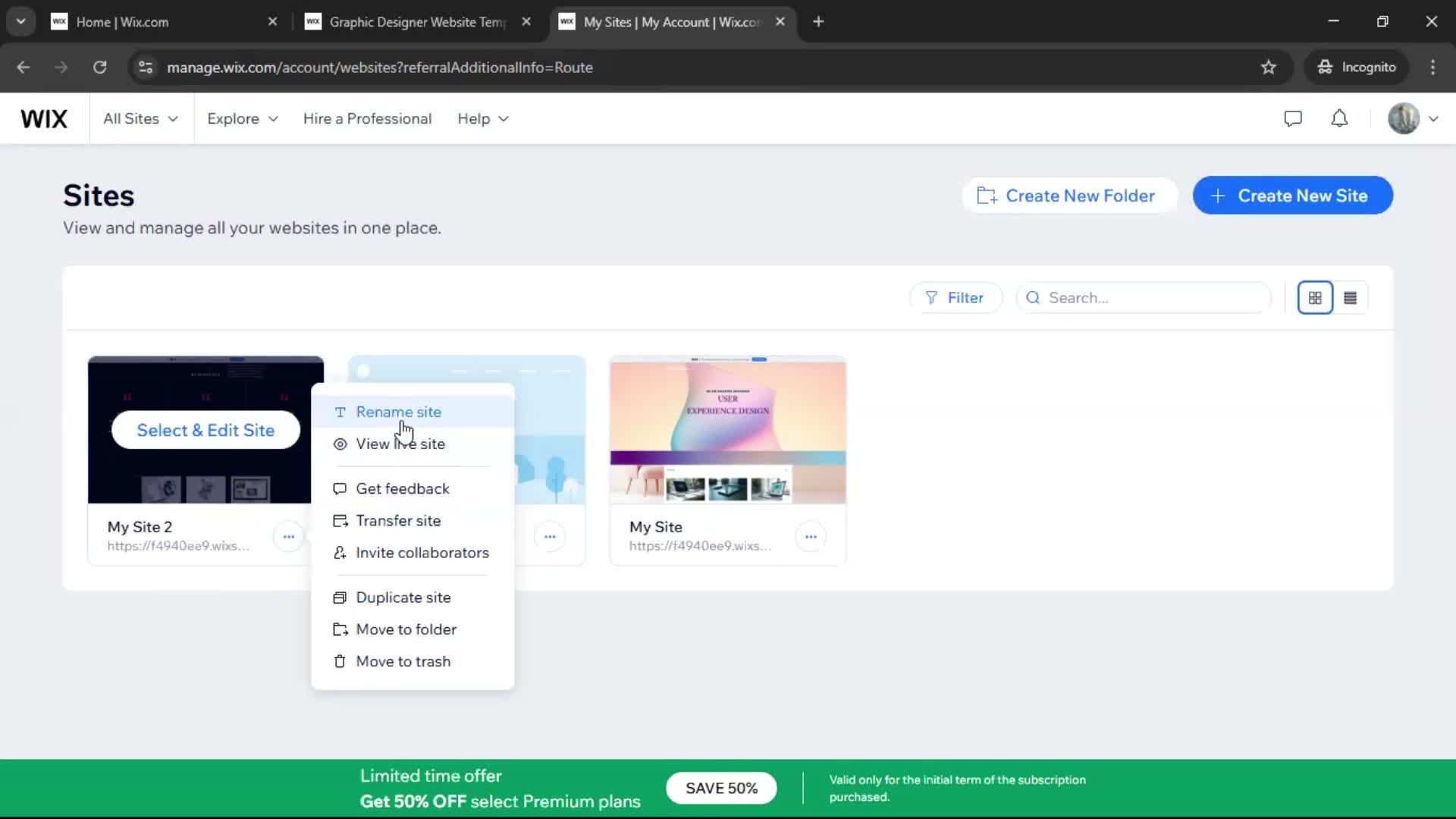 Creating a website on Wix video thumbnail