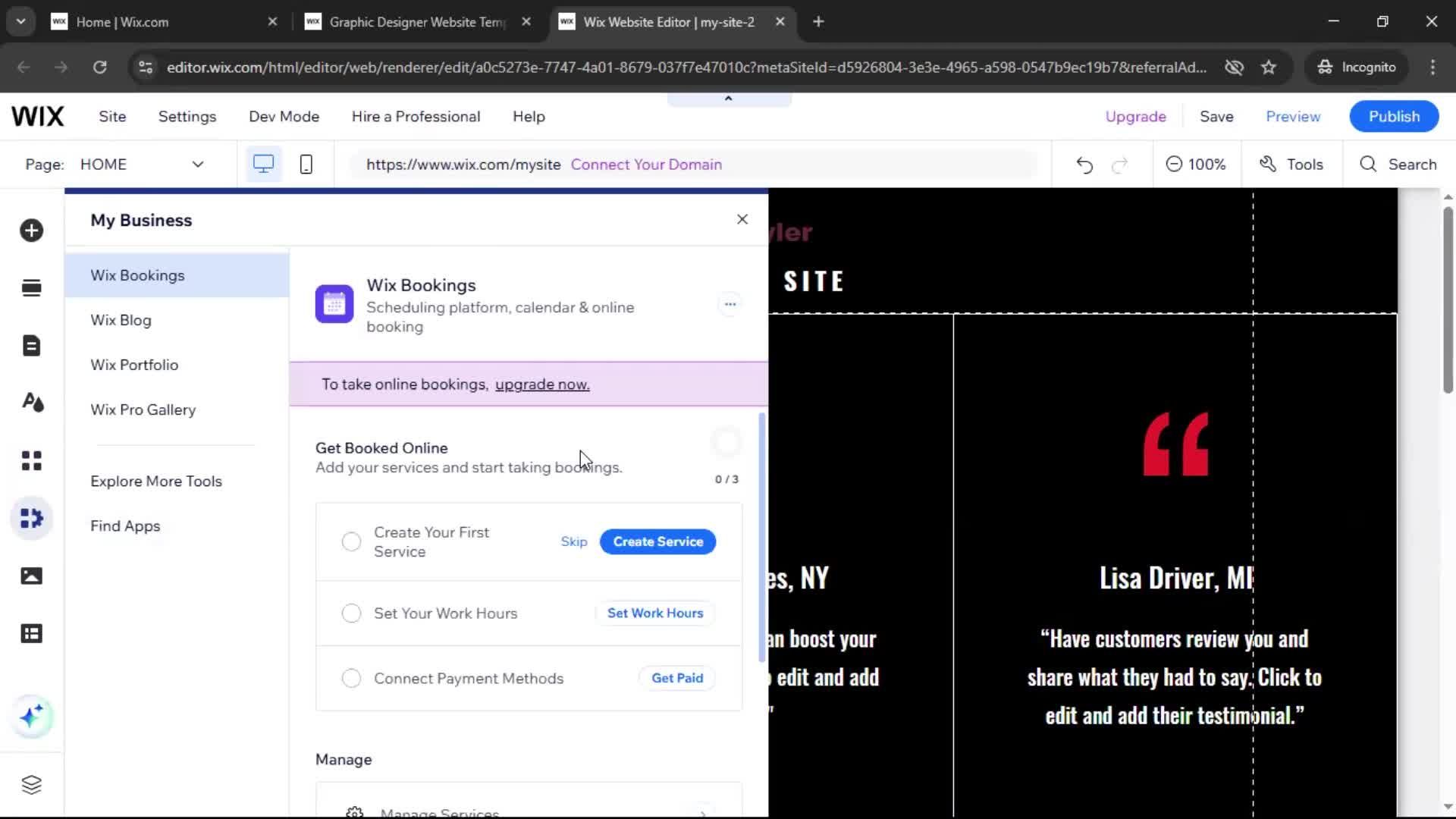 Creating a website on Wix video thumbnail
