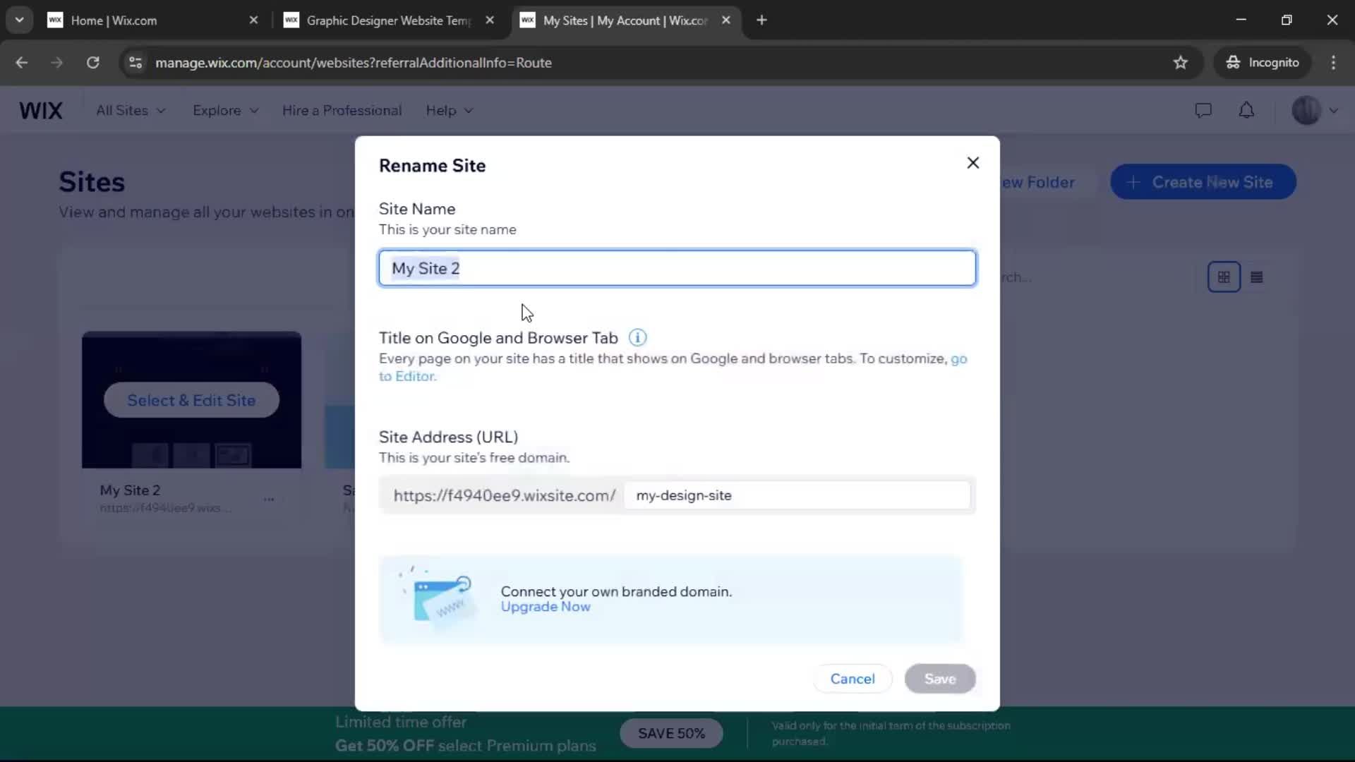 Creating a website on Wix video thumbnail