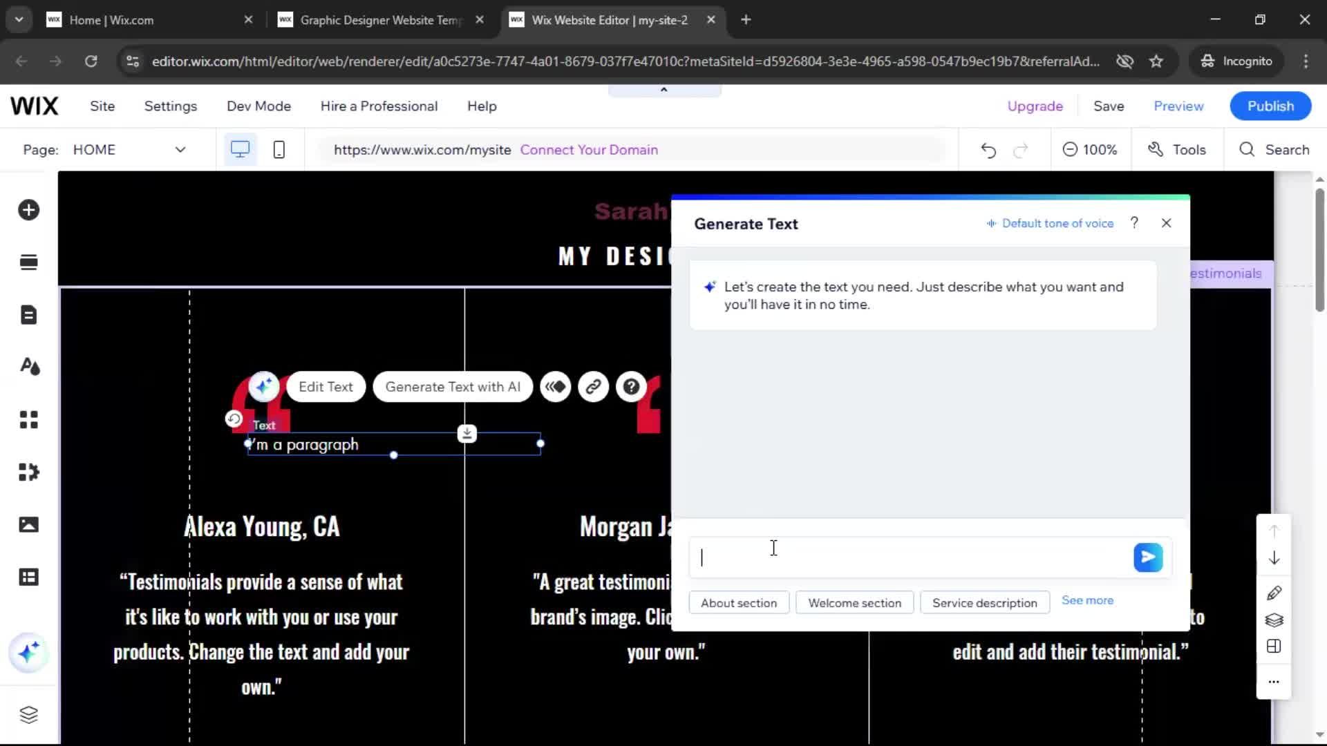 Creating a website on Wix video thumbnail