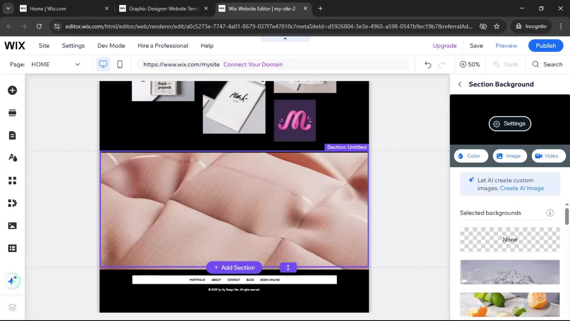 Creating a website on Wix video thumbnail