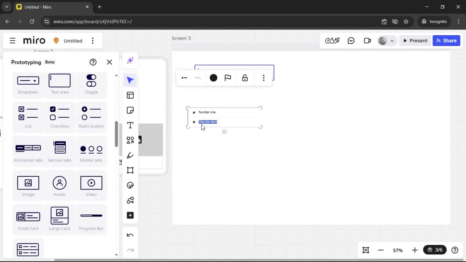 Creating a wireframe screenshot