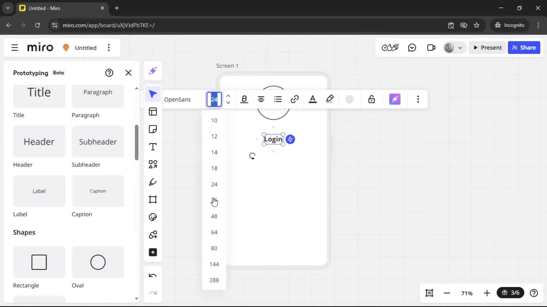 Creating a wireframe screenshot