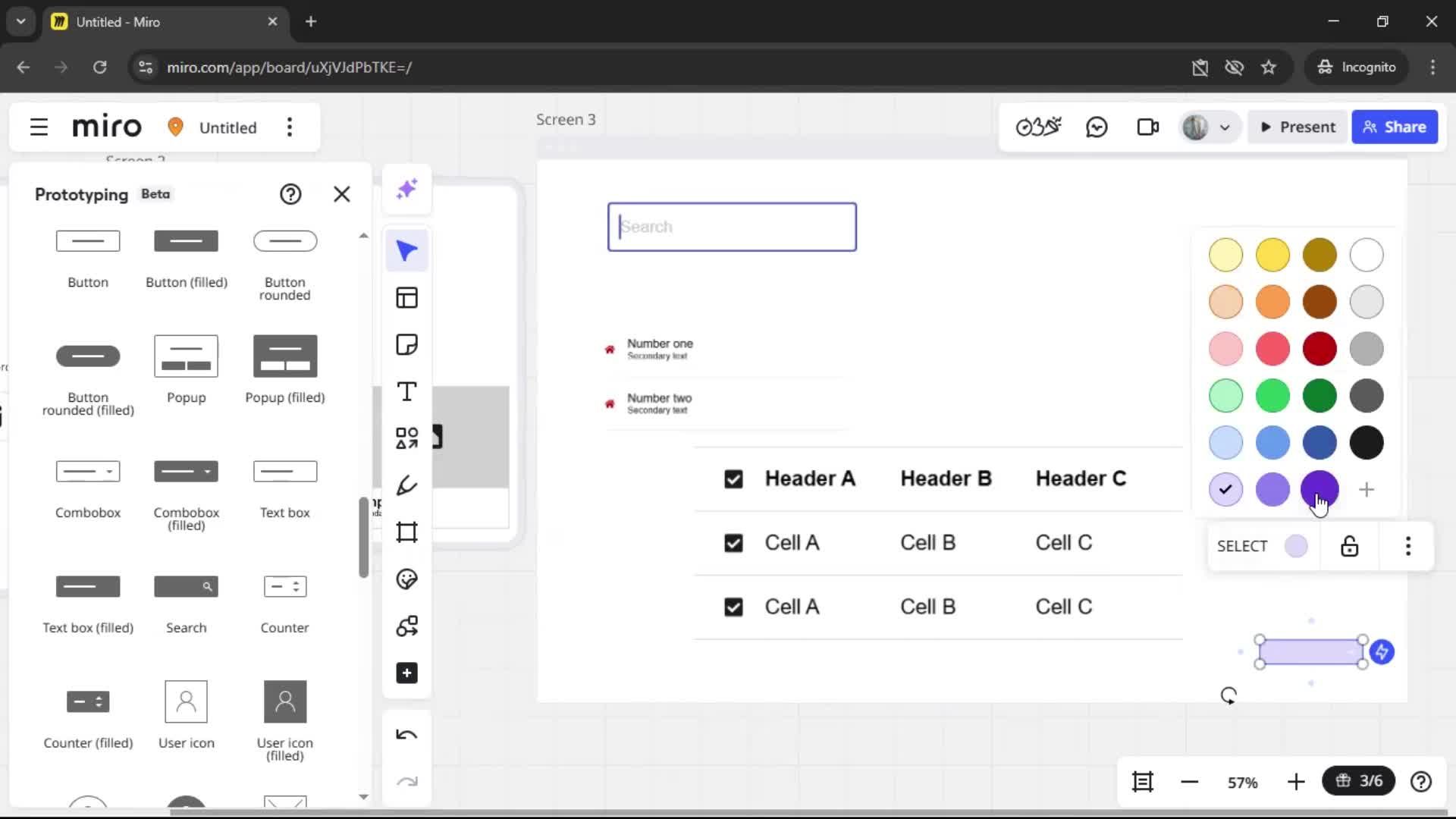 Creating a wireframe screenshot