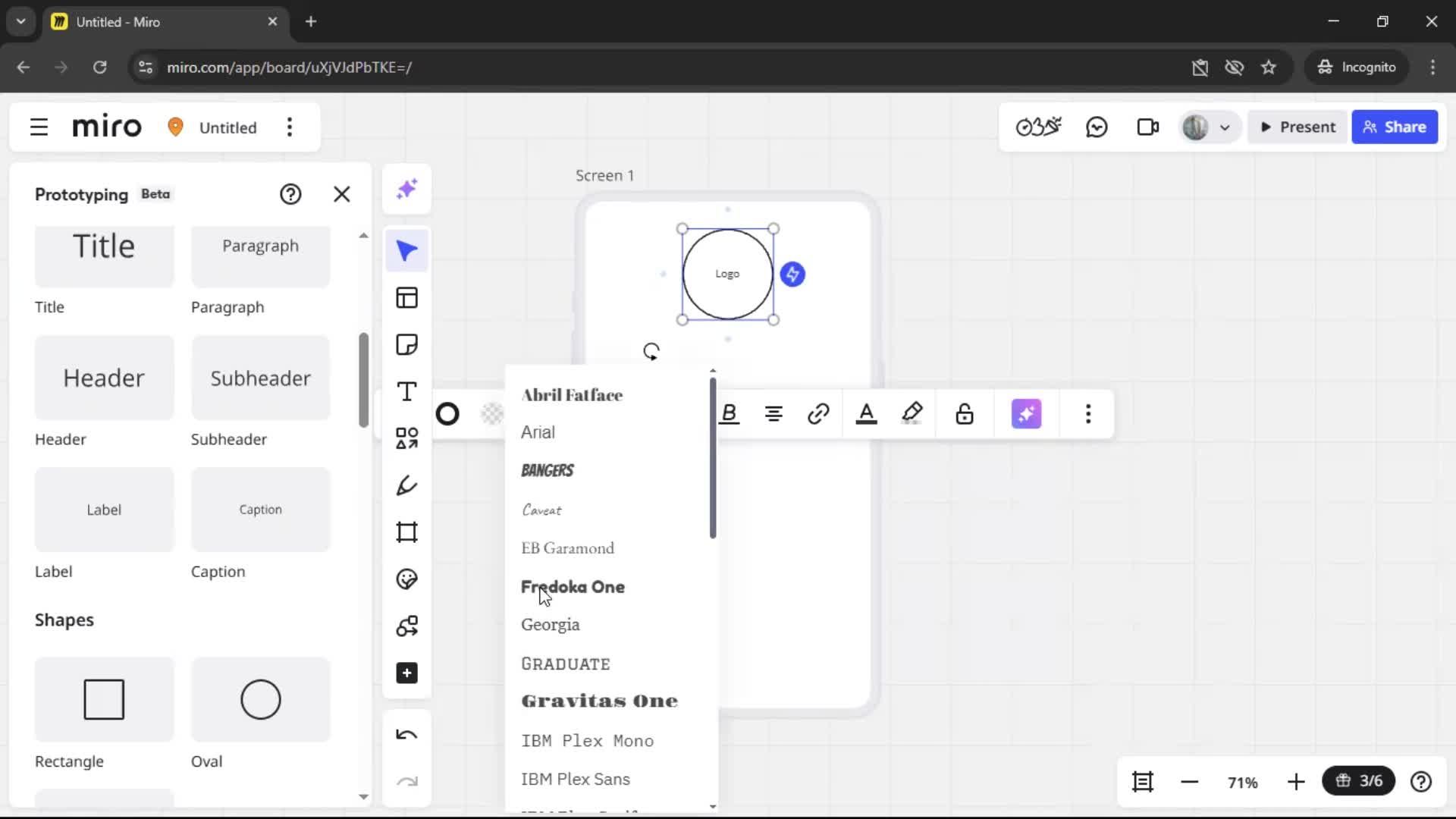 Creating a wireframe screenshot