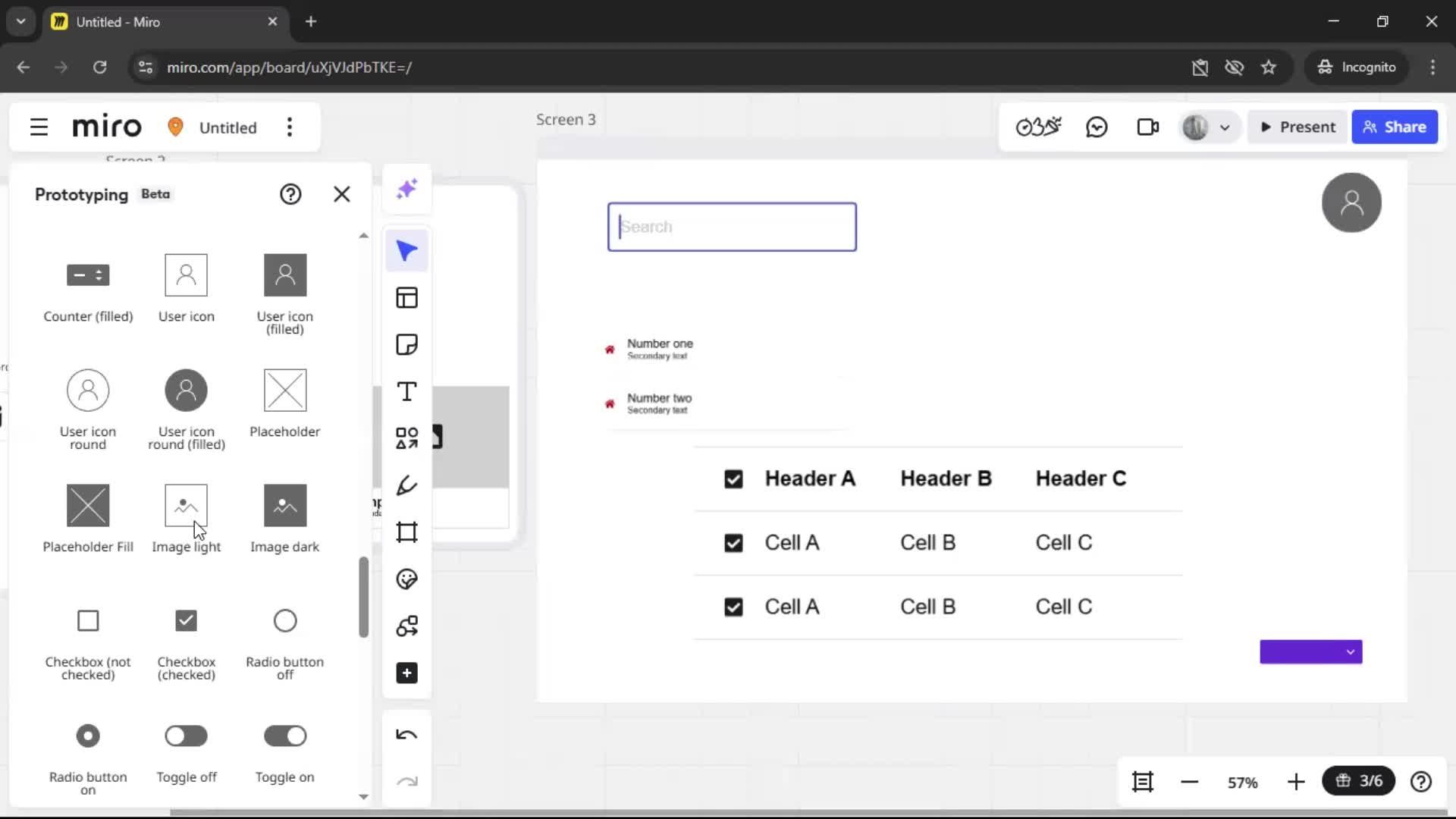 Creating a wireframe screenshot