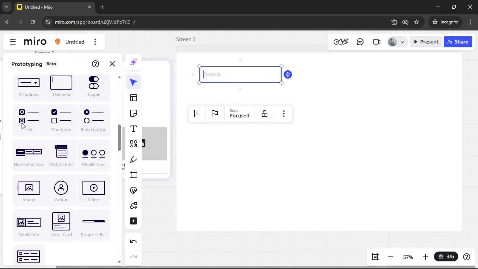 Creating a wireframe screenshot