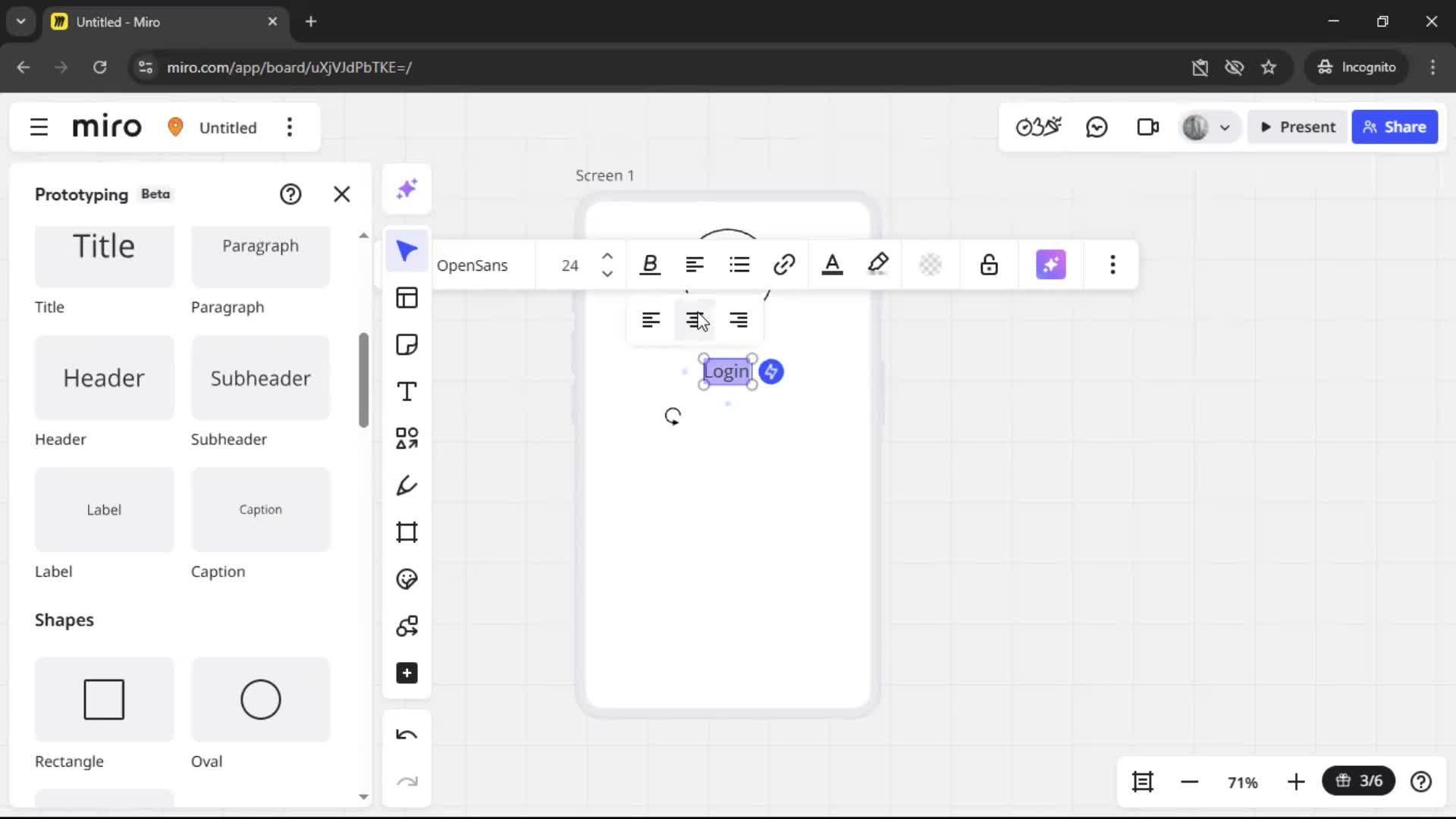 Creating a wireframe screenshot