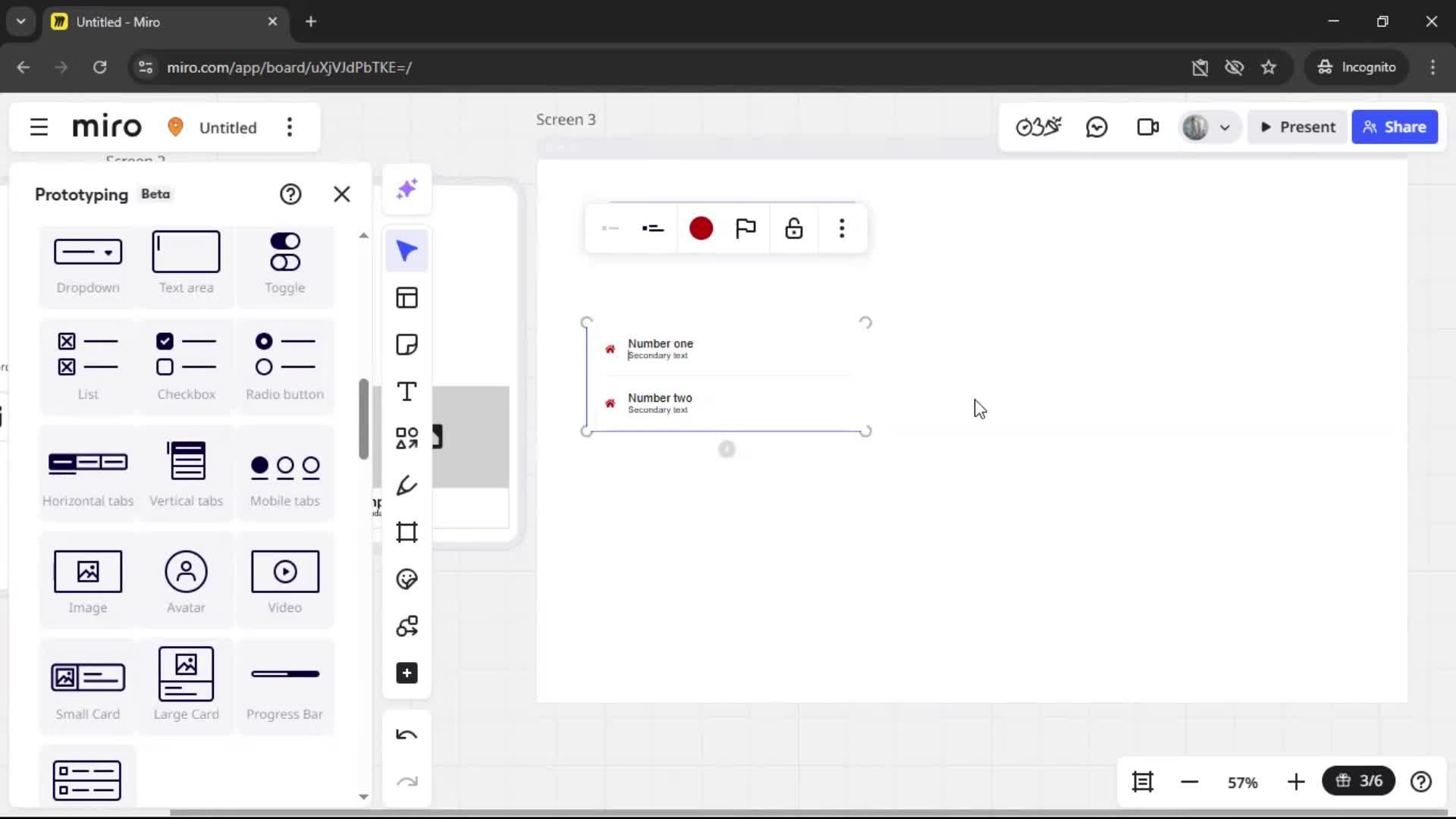 Creating a wireframe screenshot