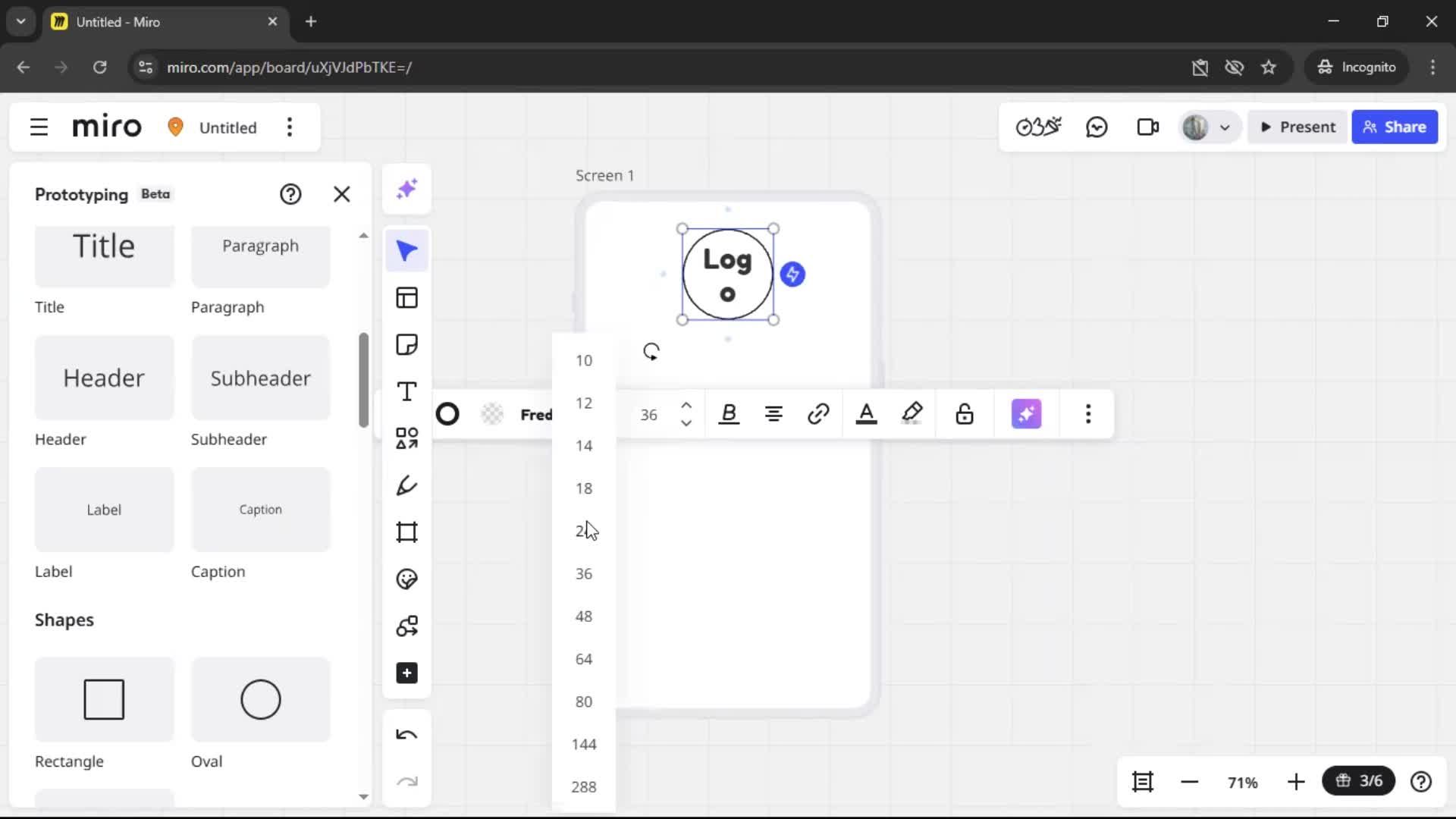 Creating a wireframe screenshot