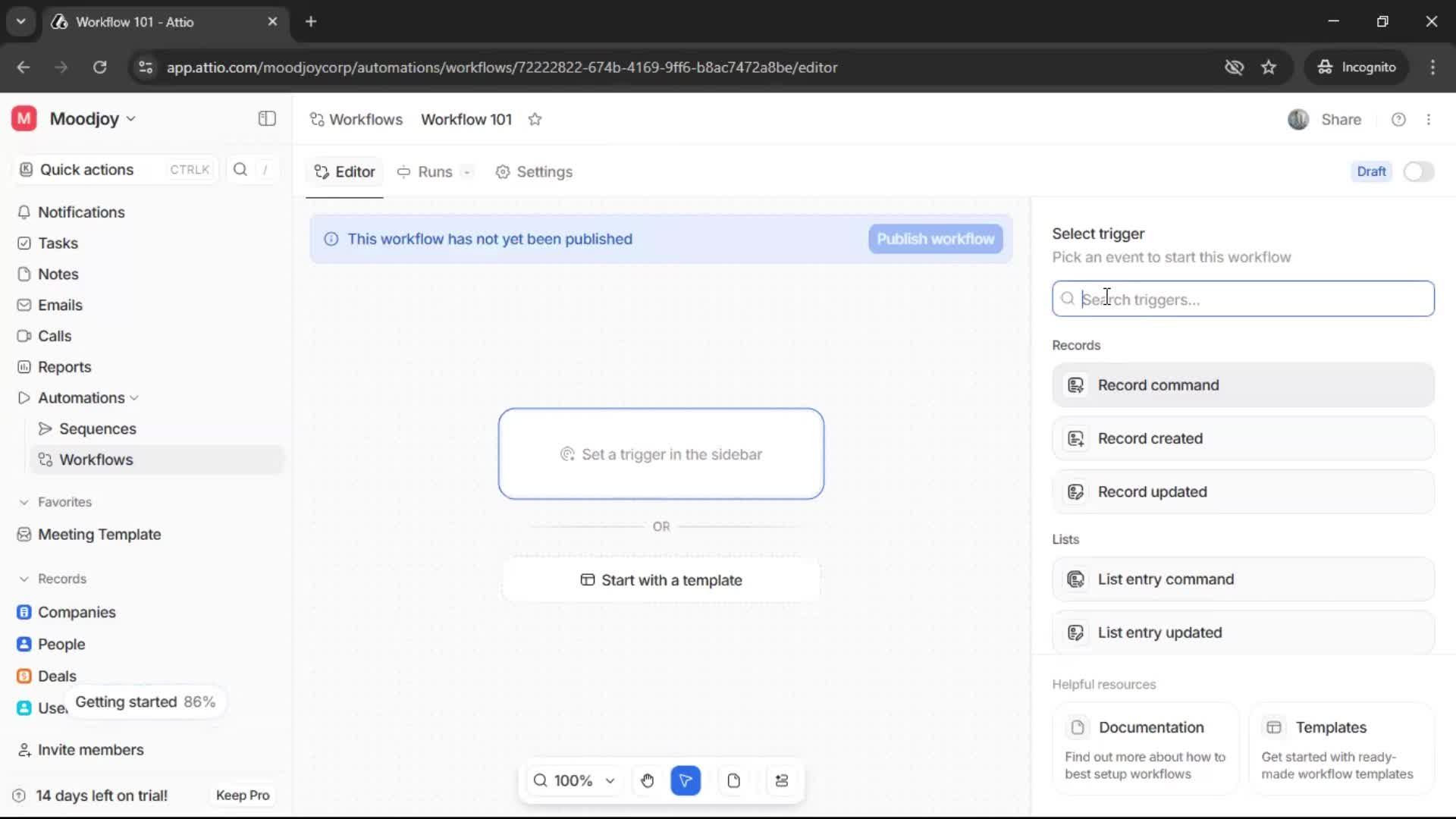 Creating a workflow on Attio video thumbnail