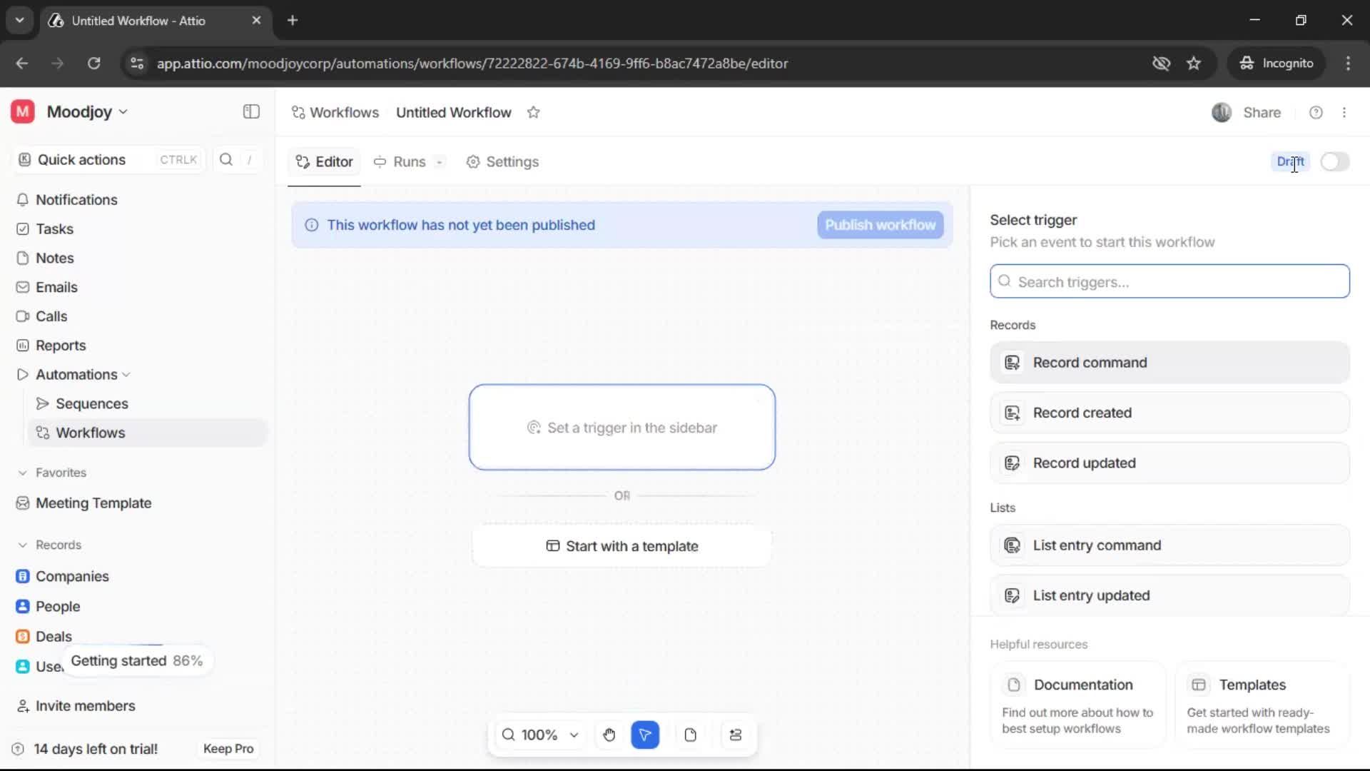 Creating a workflow on Attio video thumbnail