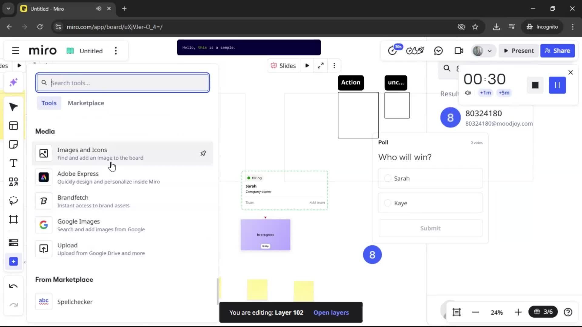 Creating a flowchart screenshot