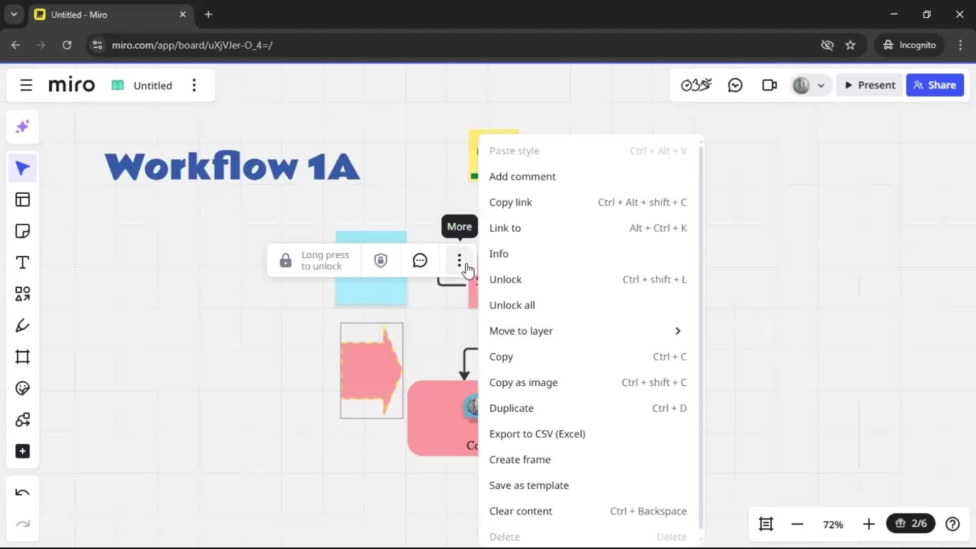 Creating a flowchart screenshot