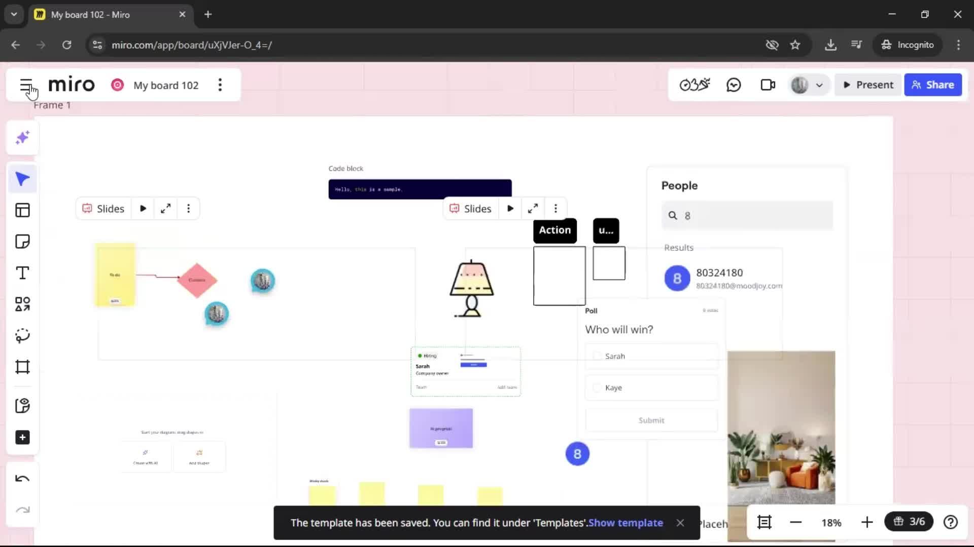 Creating a flowchart screenshot