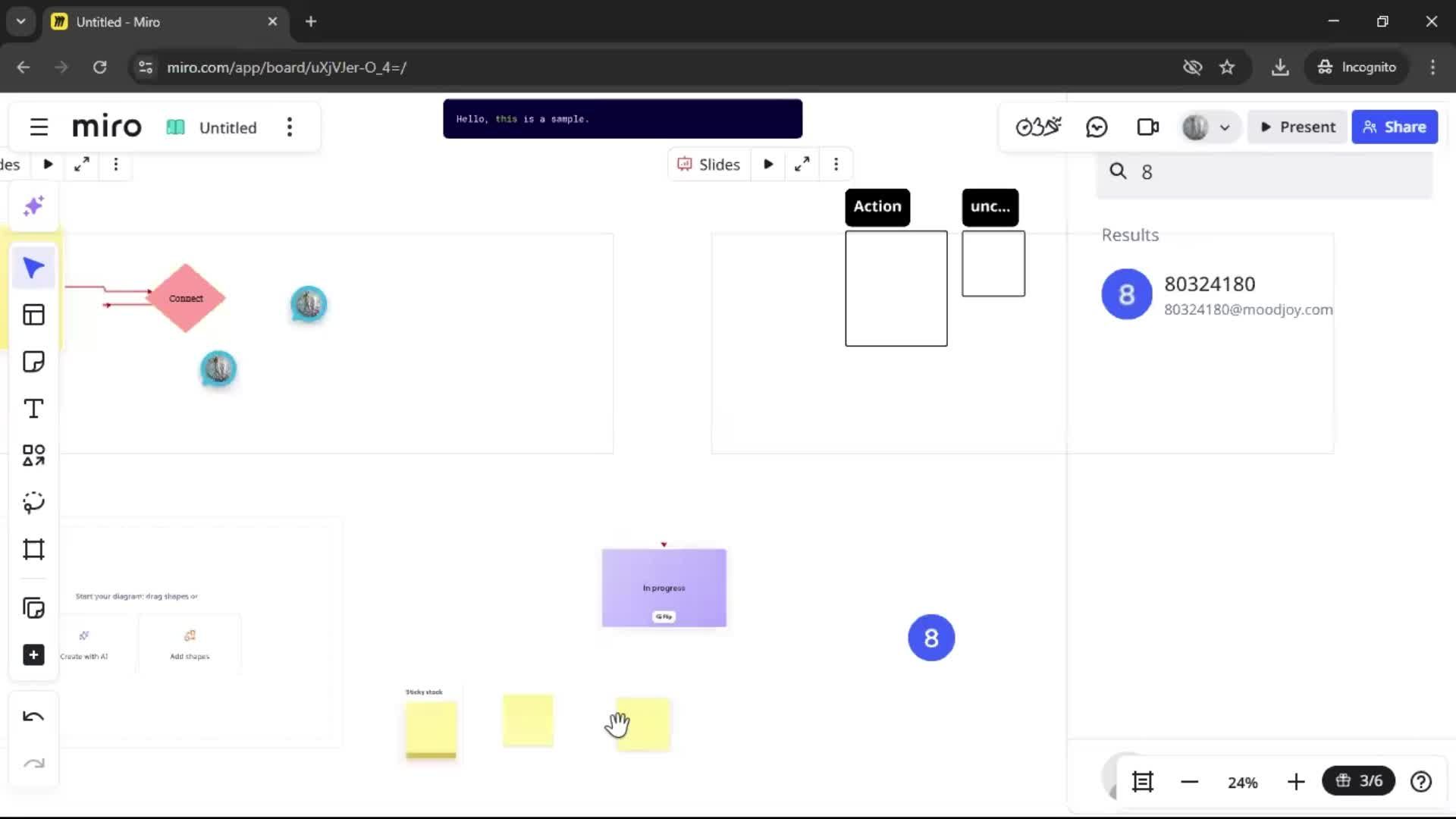 Creating a flowchart screenshot