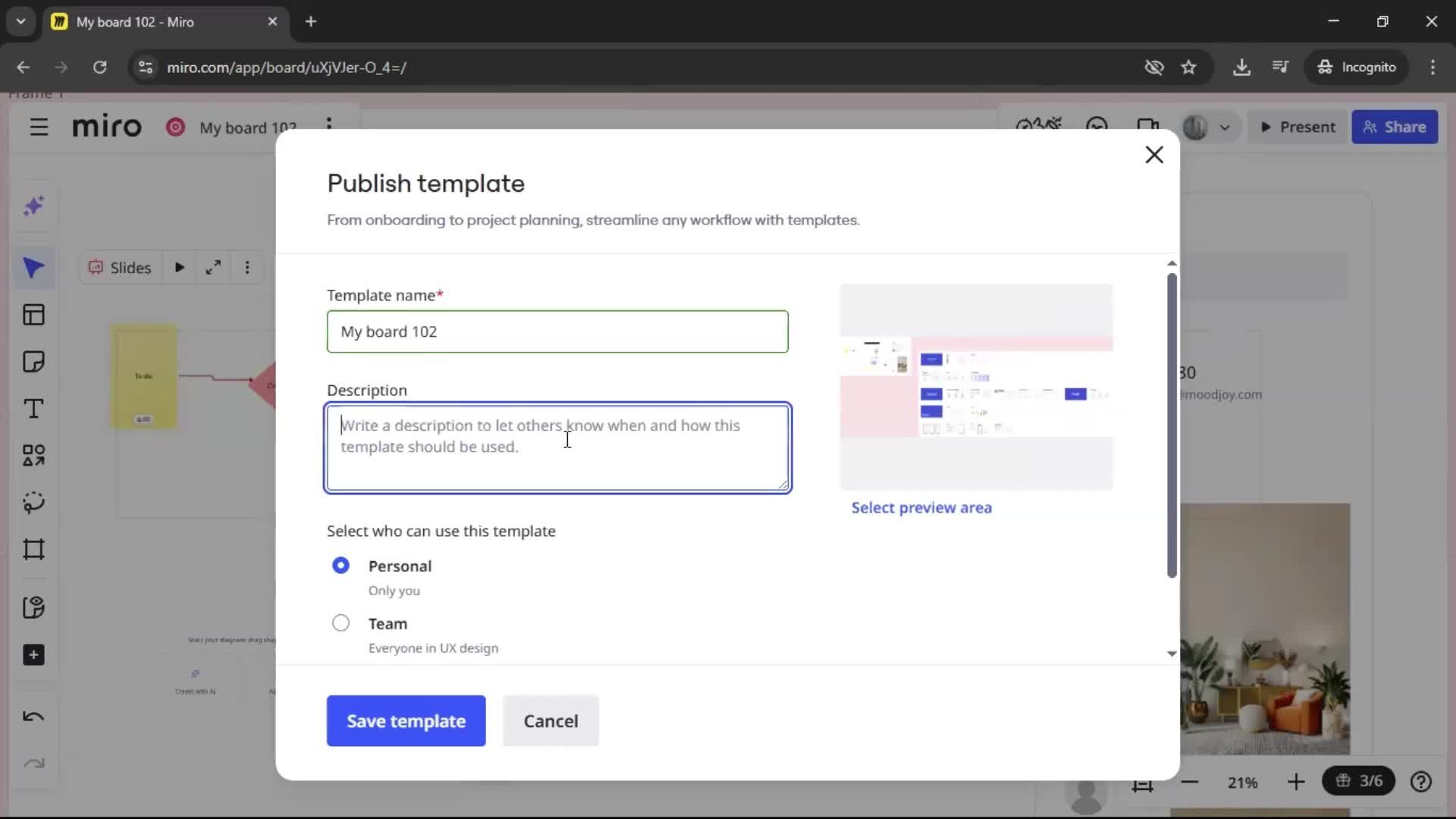 Creating a flowchart screenshot