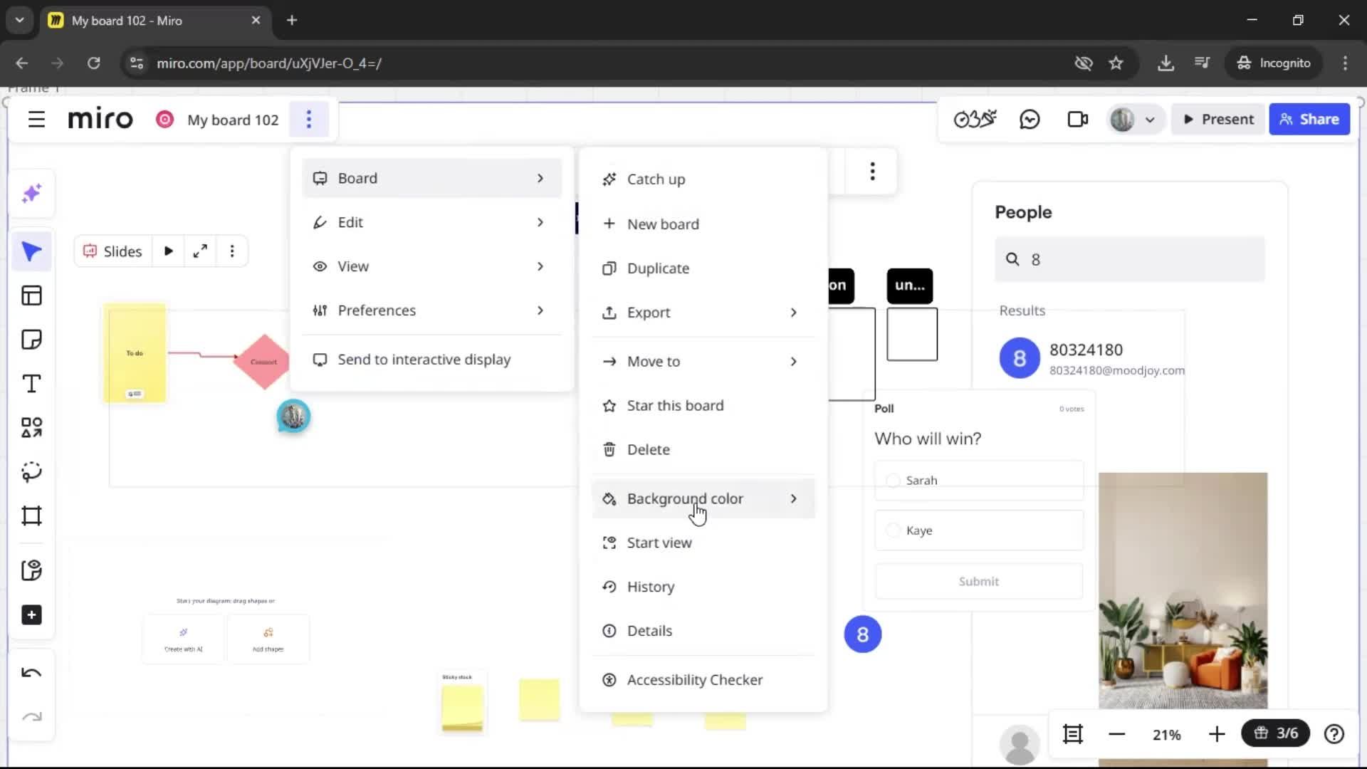Creating a flowchart screenshot