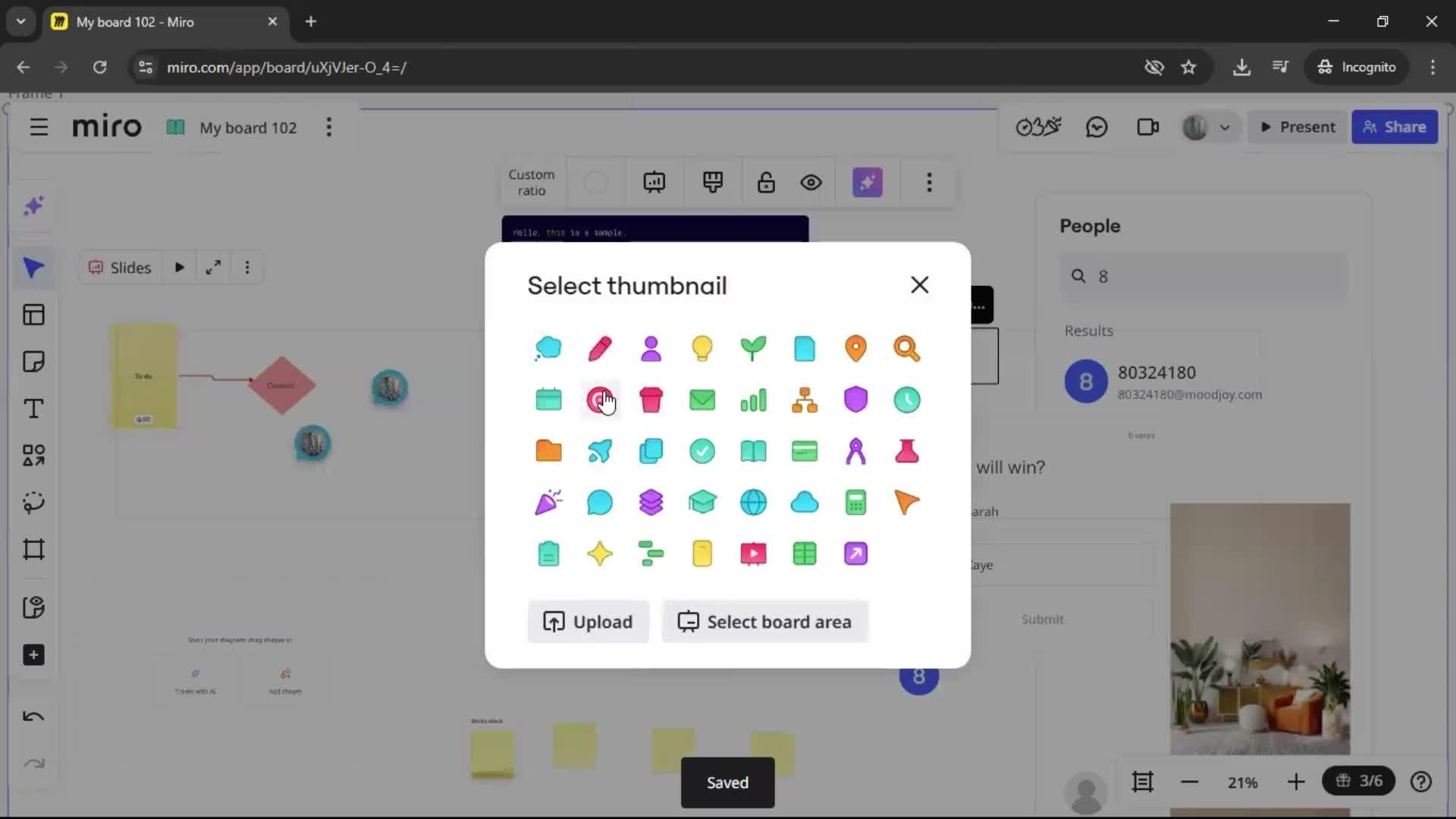 Creating a flowchart screenshot