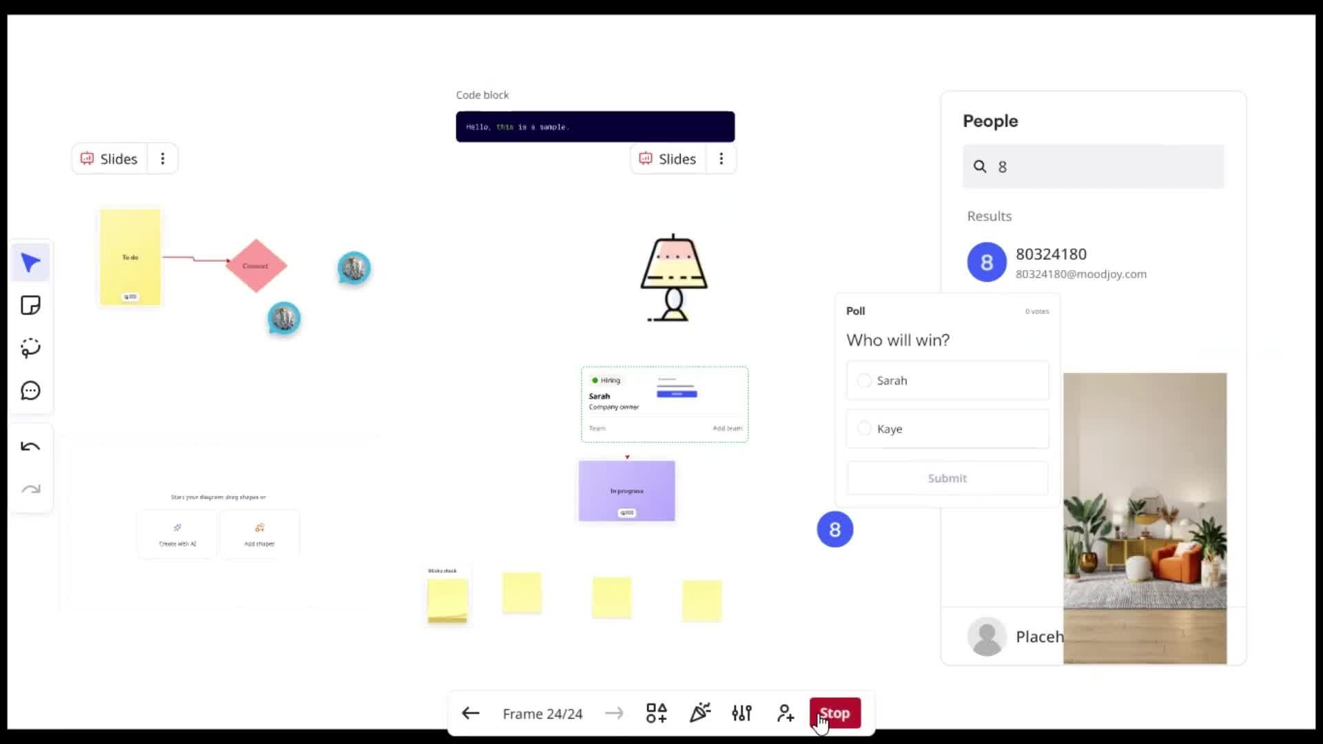 Creating a flowchart screenshot