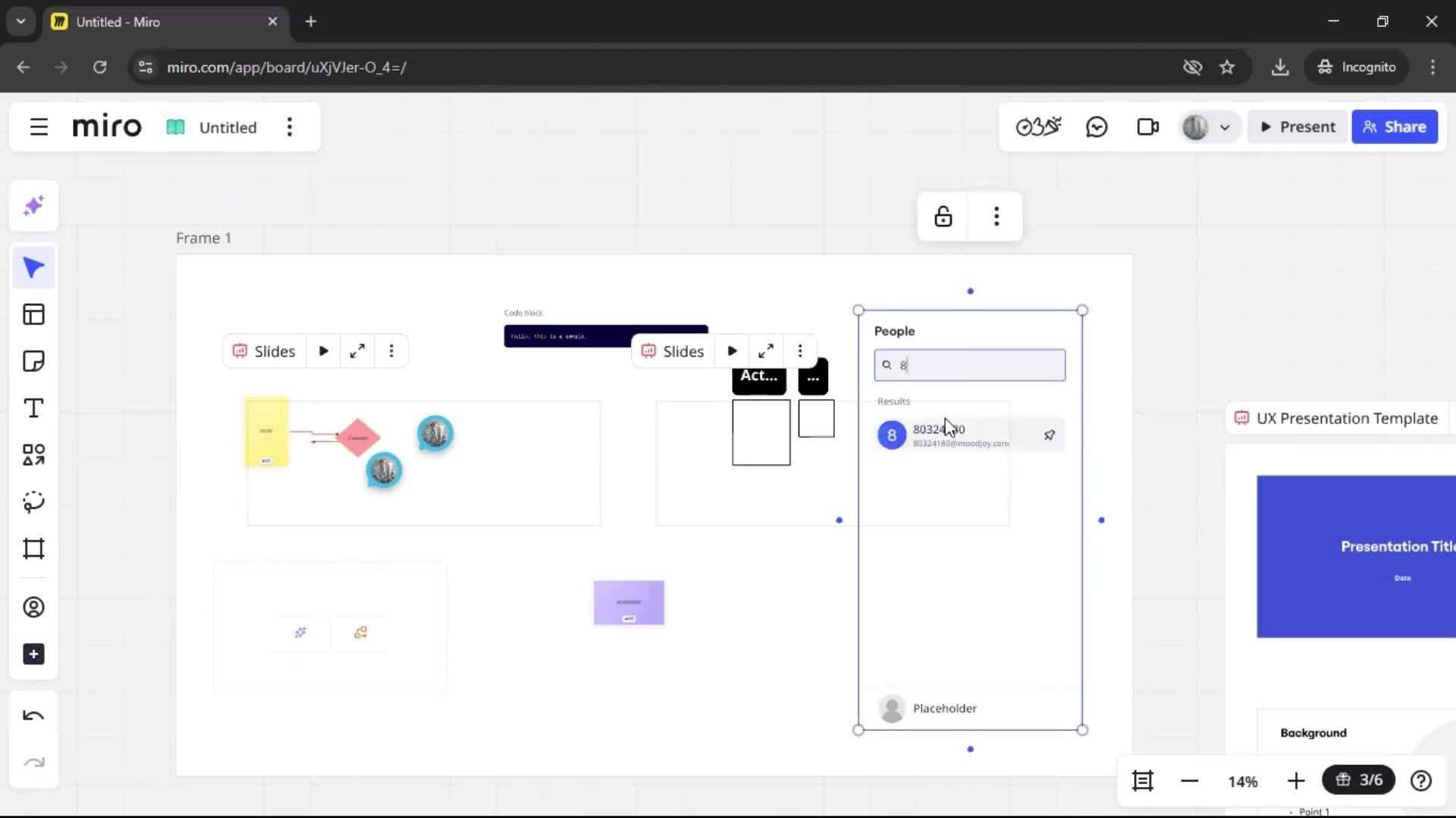 Creating a flowchart screenshot