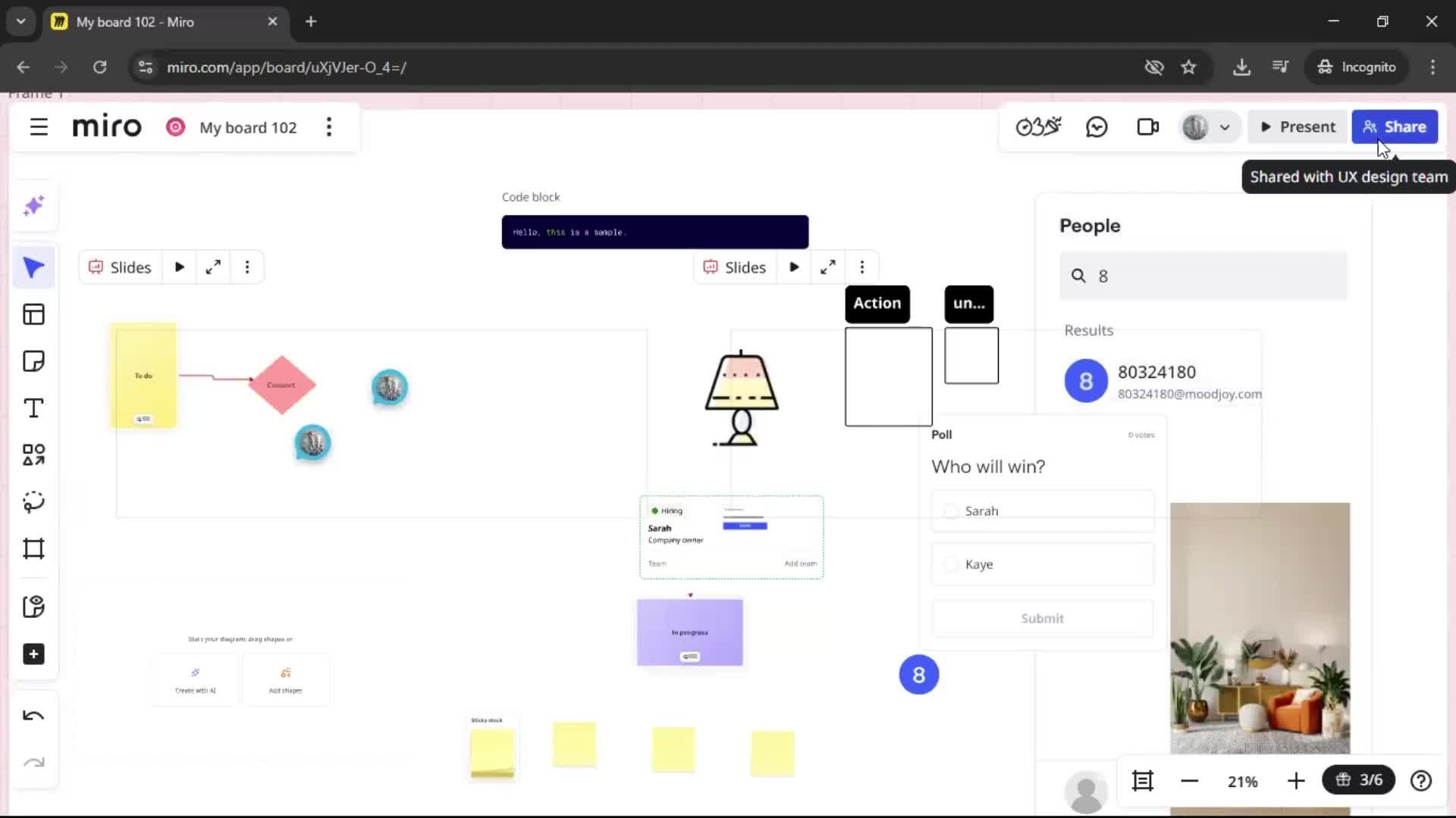 Creating a flowchart screenshot