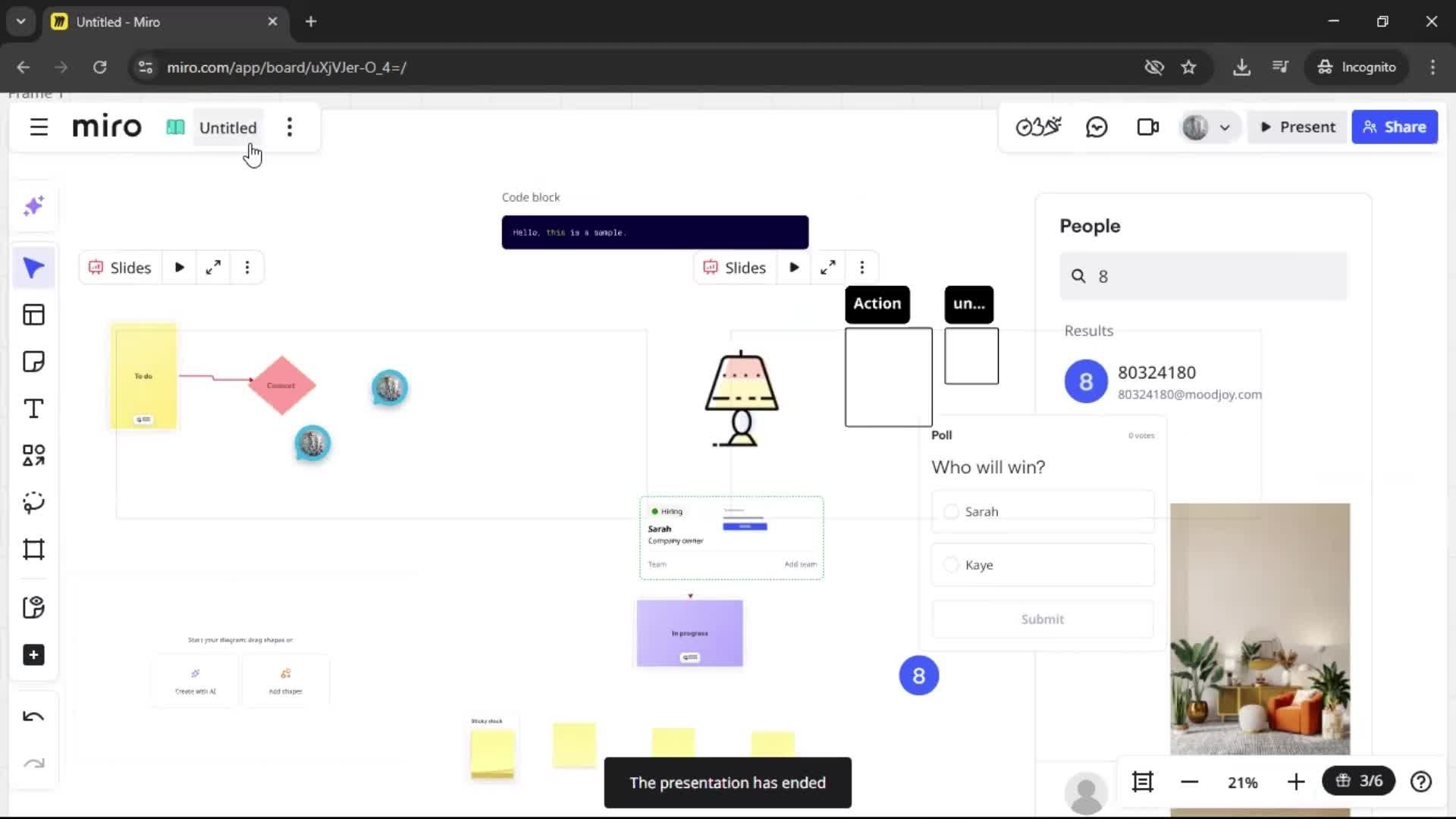 Creating a flowchart screenshot