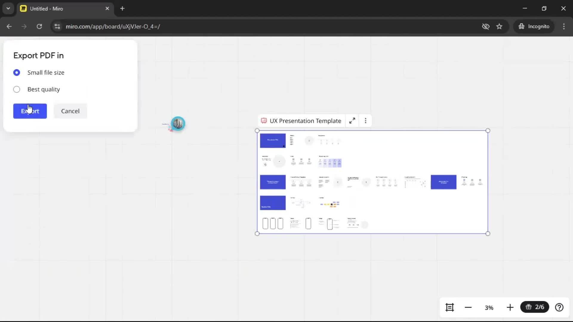 Creating a flowchart screenshot