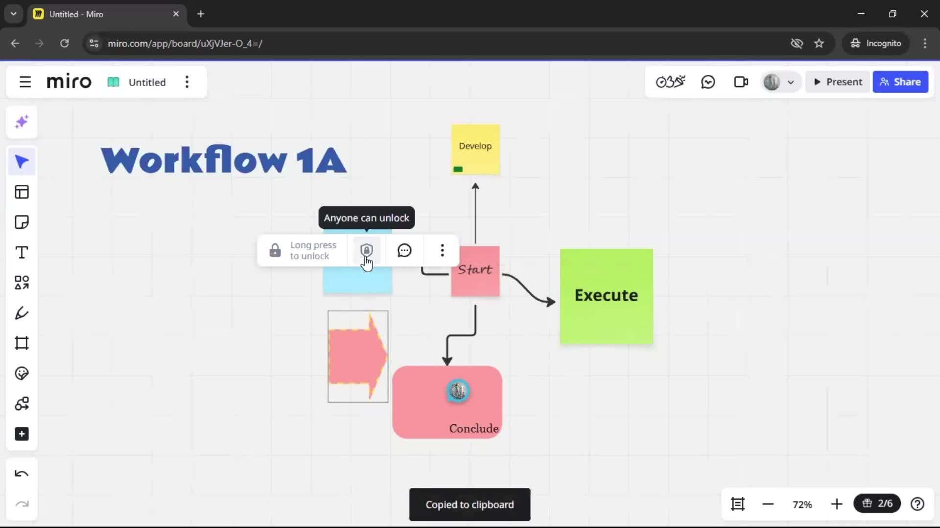 Creating a flowchart screenshot
