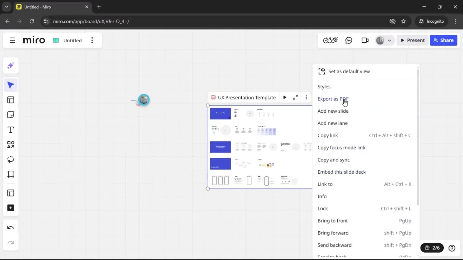 Creating a flowchart screenshot