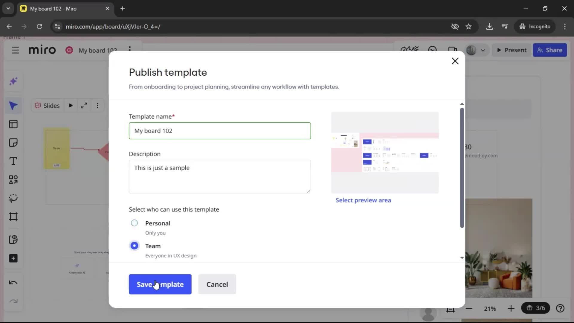 Creating a flowchart screenshot