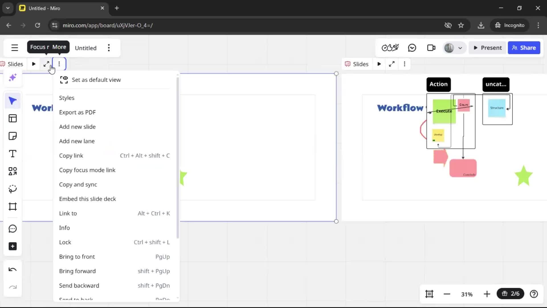 Creating a flowchart screenshot