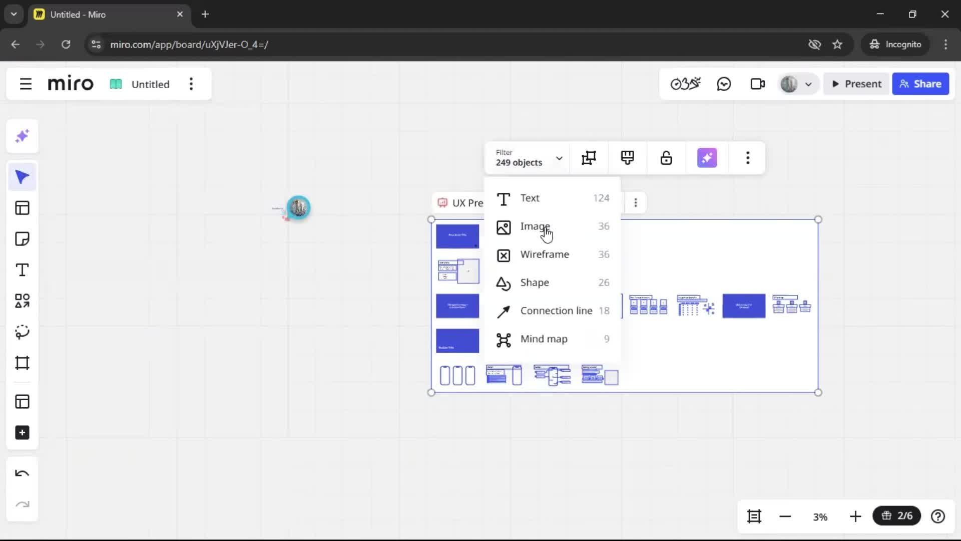 Creating a flowchart screenshot