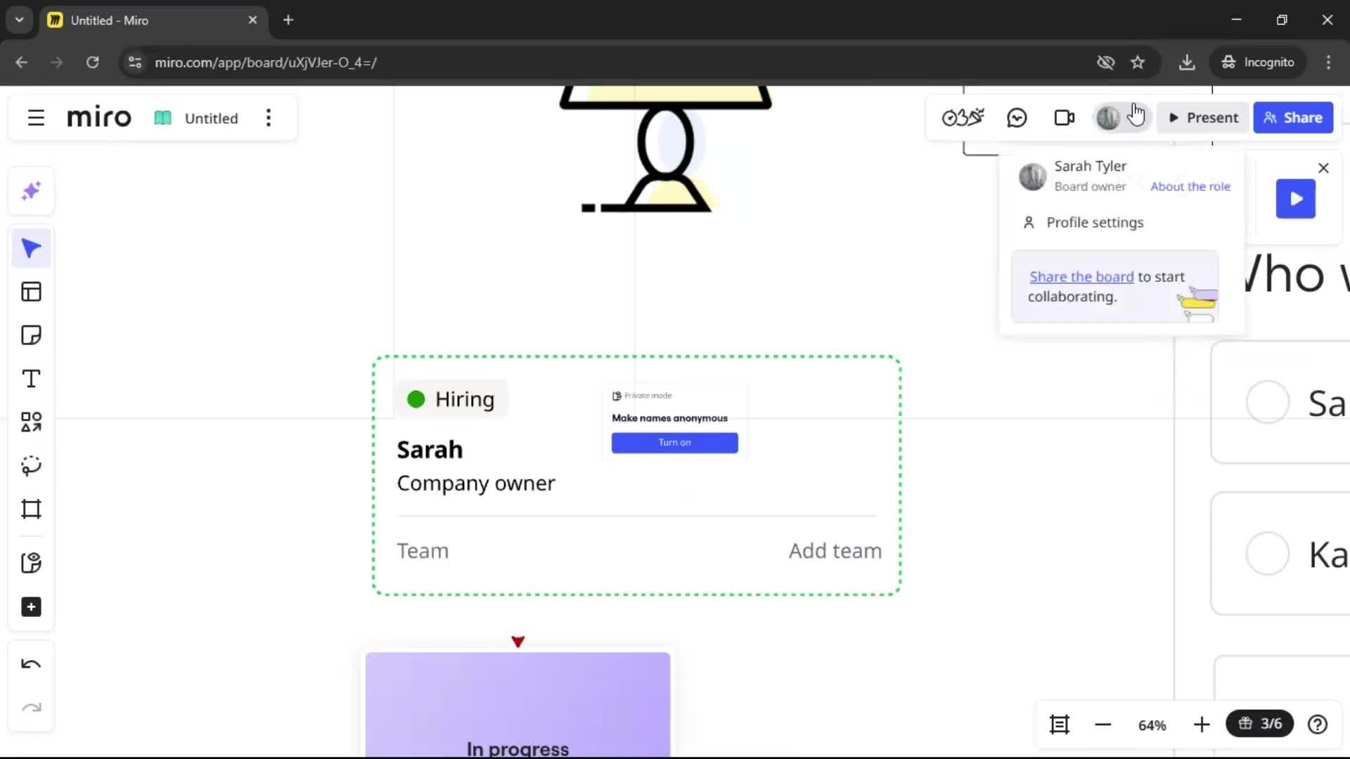 Creating a flowchart screenshot