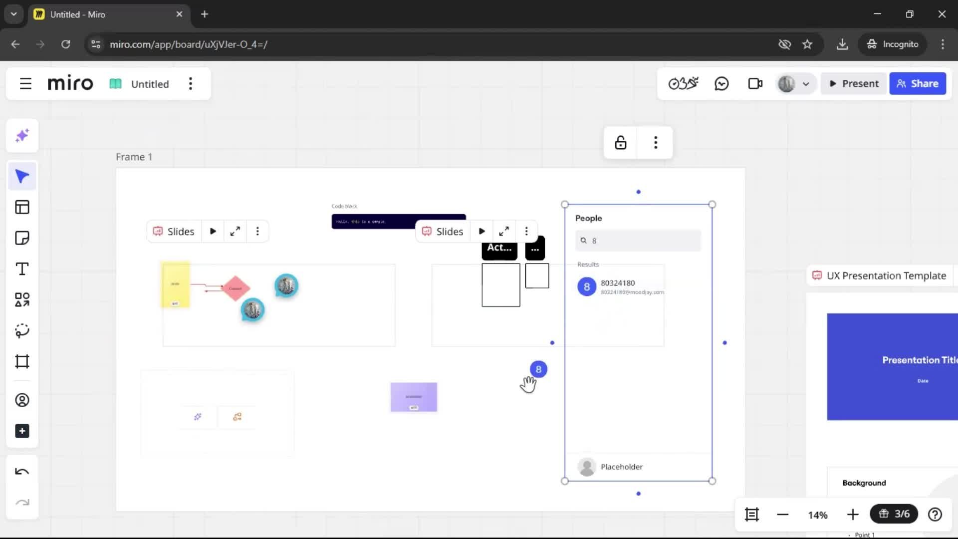 Creating a flowchart screenshot