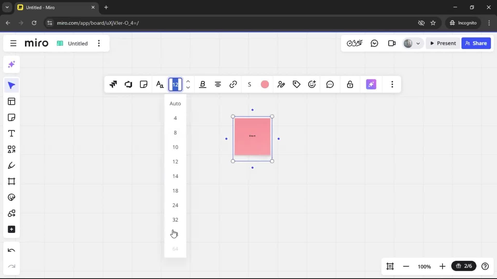 Creating a flowchart screenshot