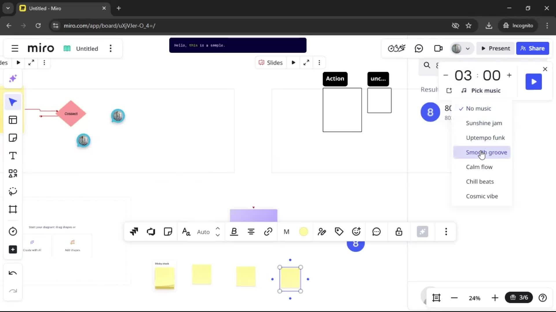 Creating a flowchart screenshot