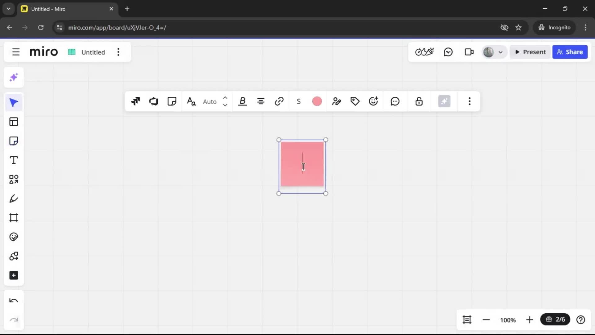 Creating a flowchart screenshot