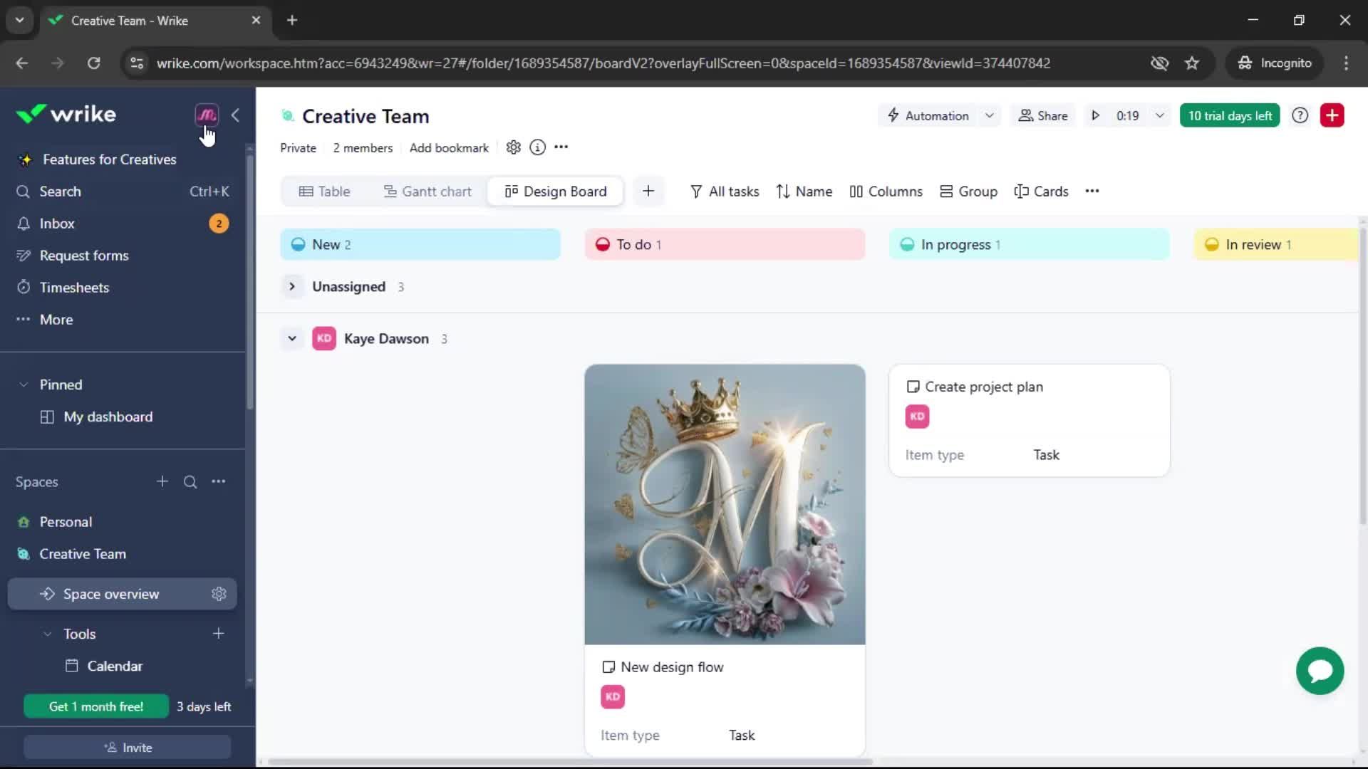 Creating a workflow screenshot