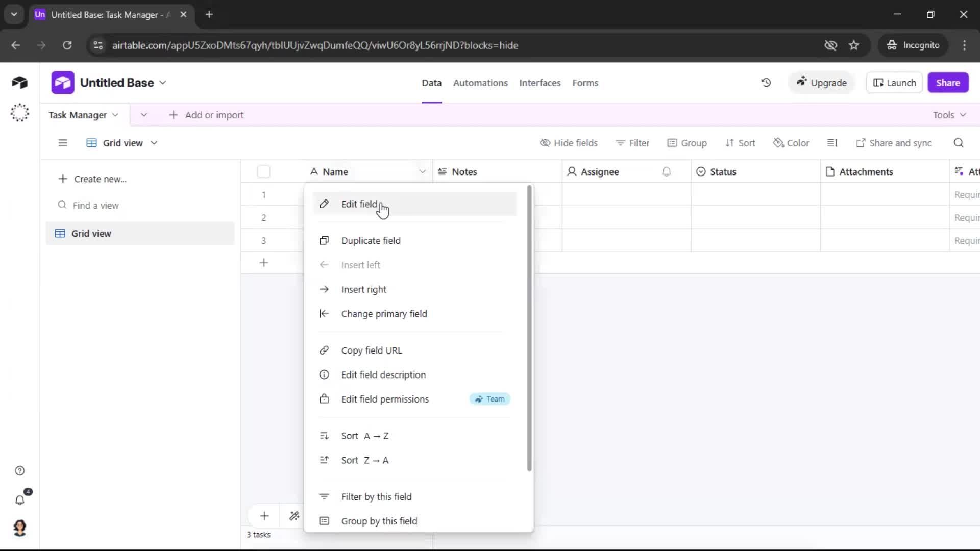 Creating a workspace screenshot