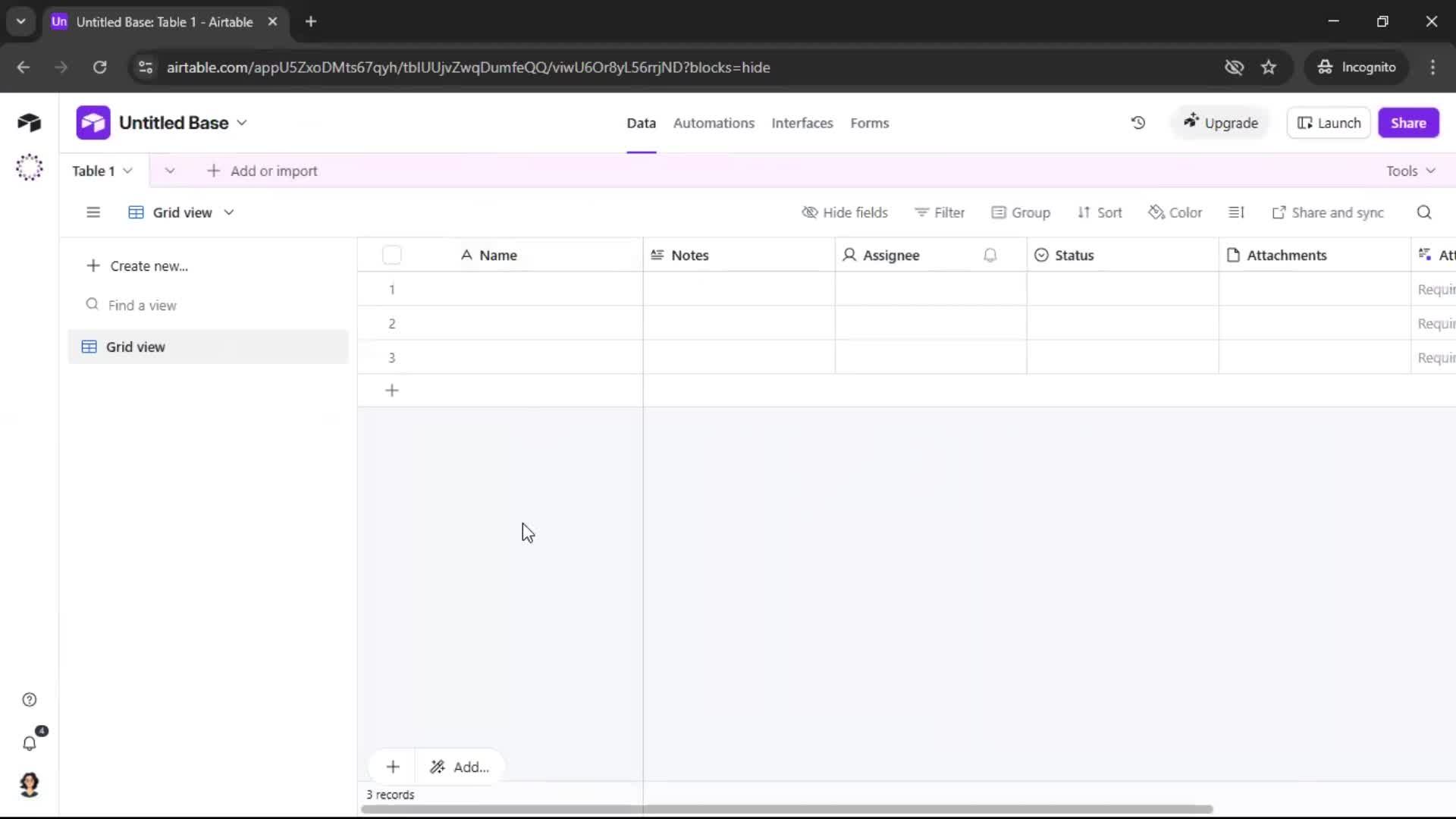 Creating a workspace screenshot