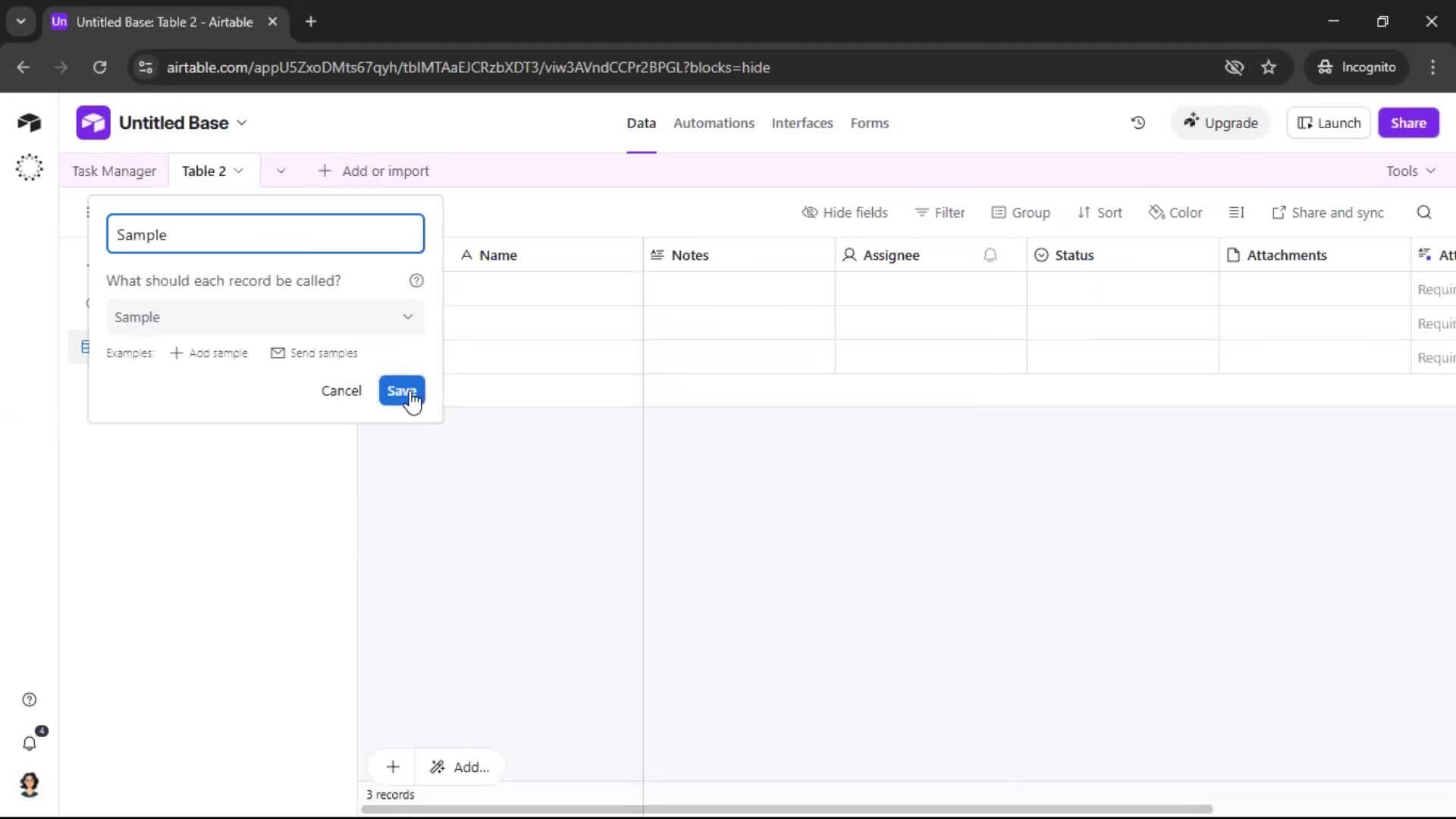 Creating a workspace screenshot
