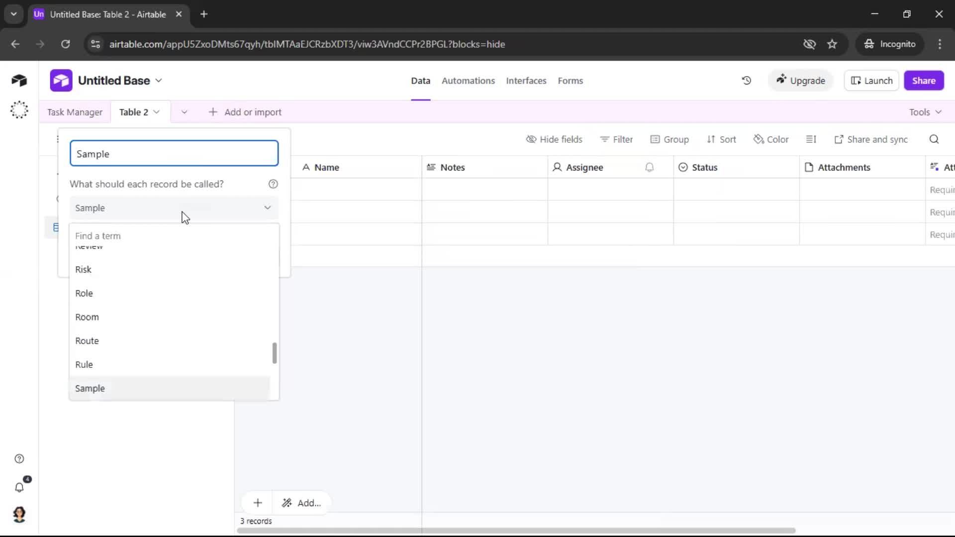 Creating a workspace screenshot