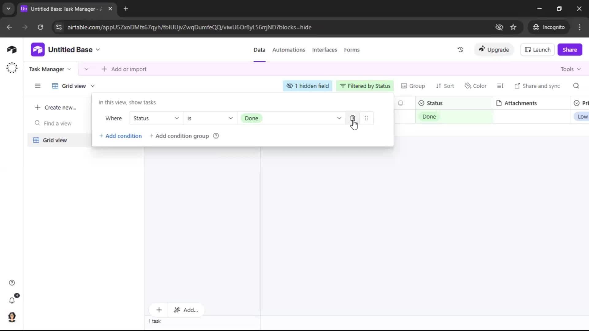 Creating a workspace screenshot