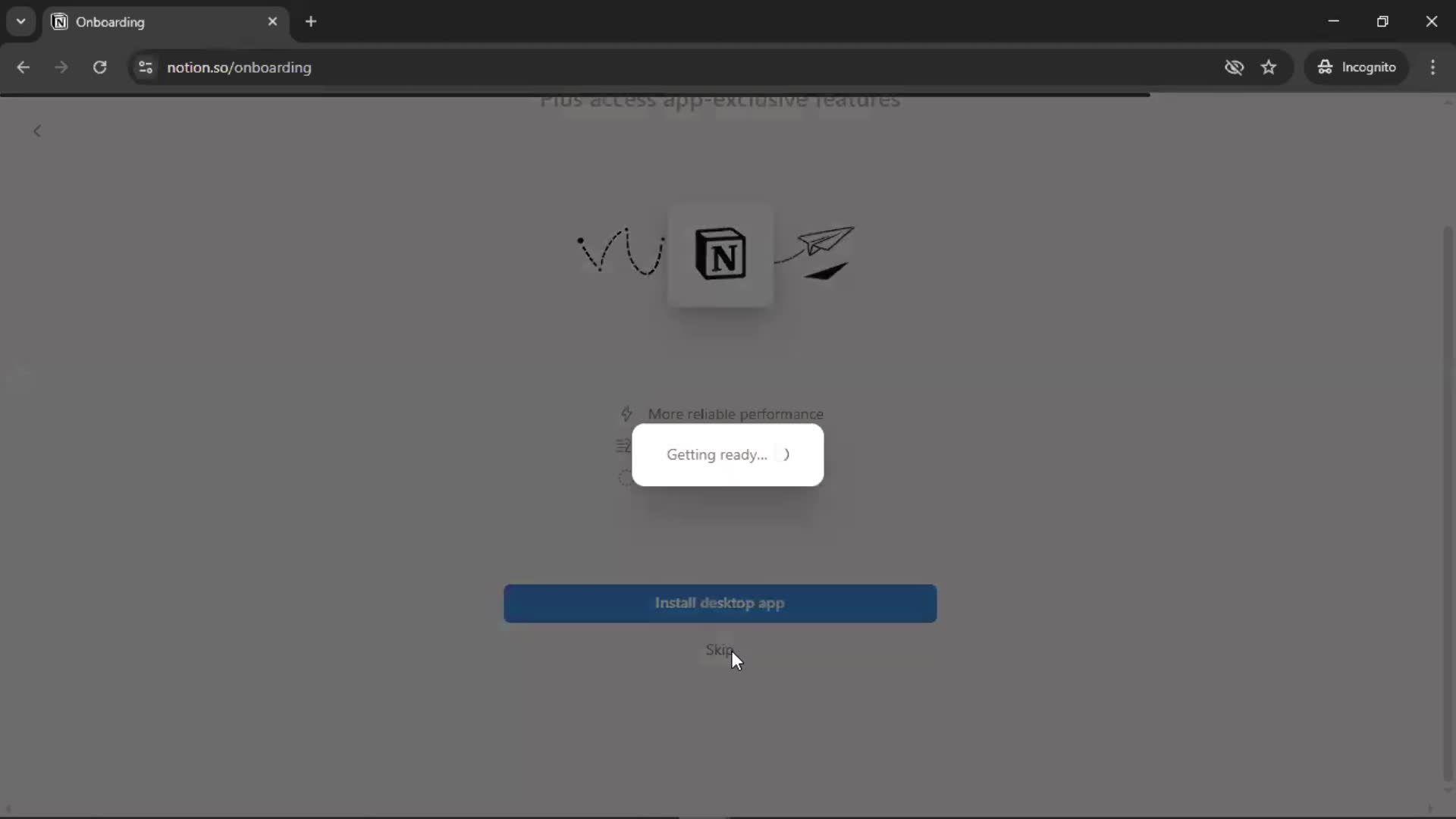 Creating a workspace screenshot