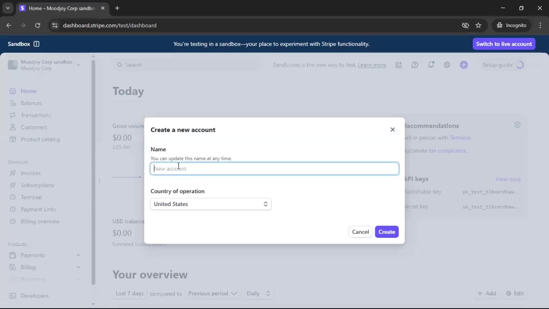 Creating an account on Stripe video thumbnail