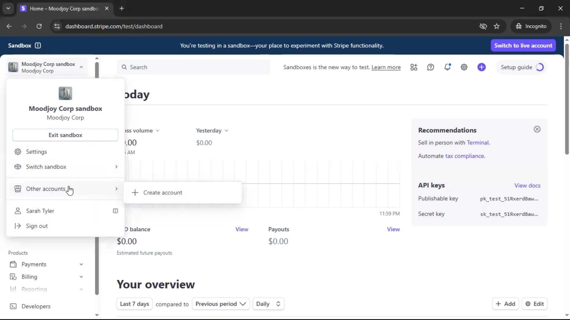 Creating an account on Stripe video thumbnail
