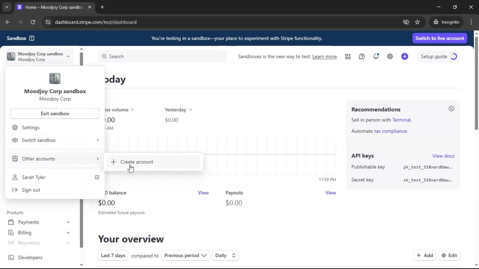 Creating an account on Stripe video thumbnail