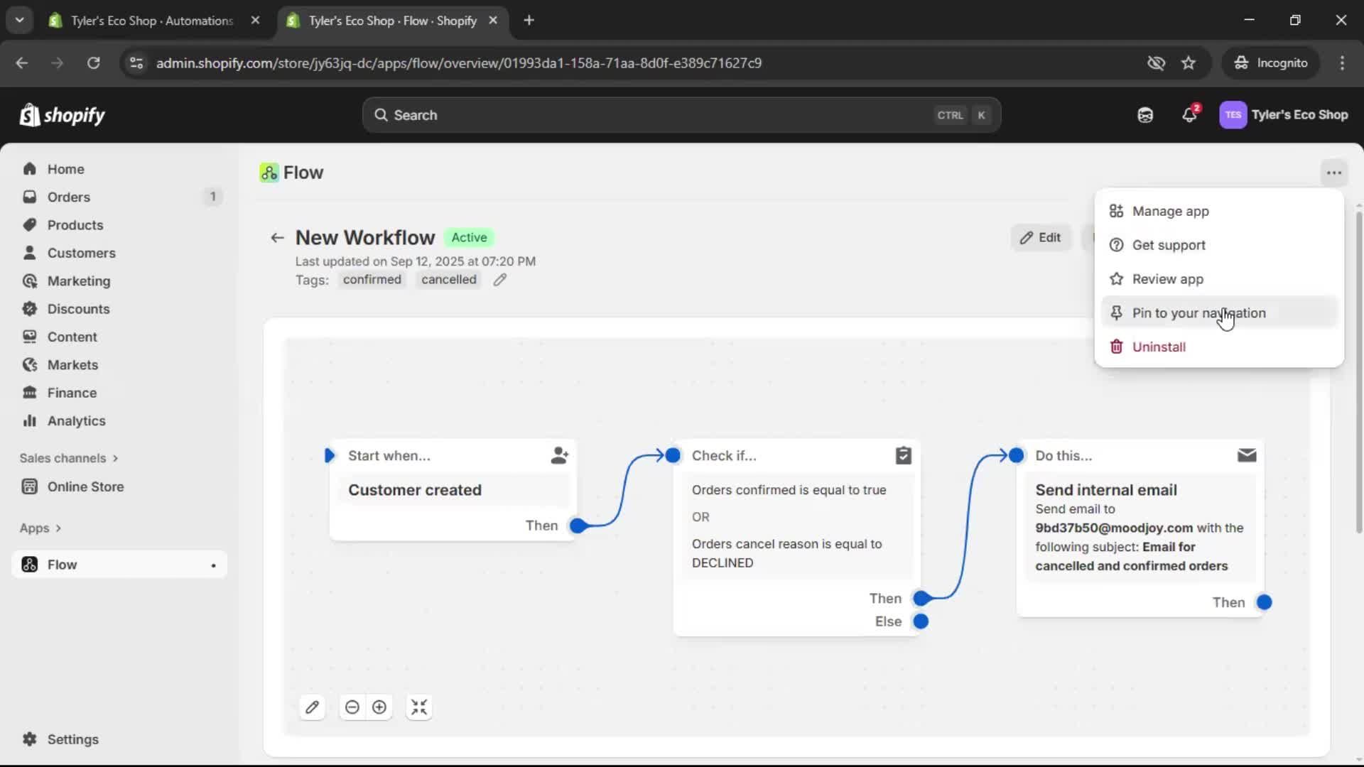 Creating an automation workflow on Shopify video thumbnail