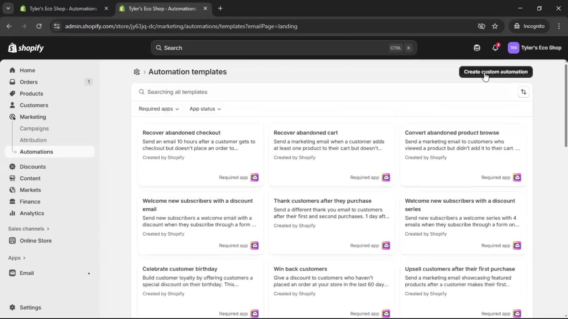 Creating an automation workflow on Shopify video thumbnail